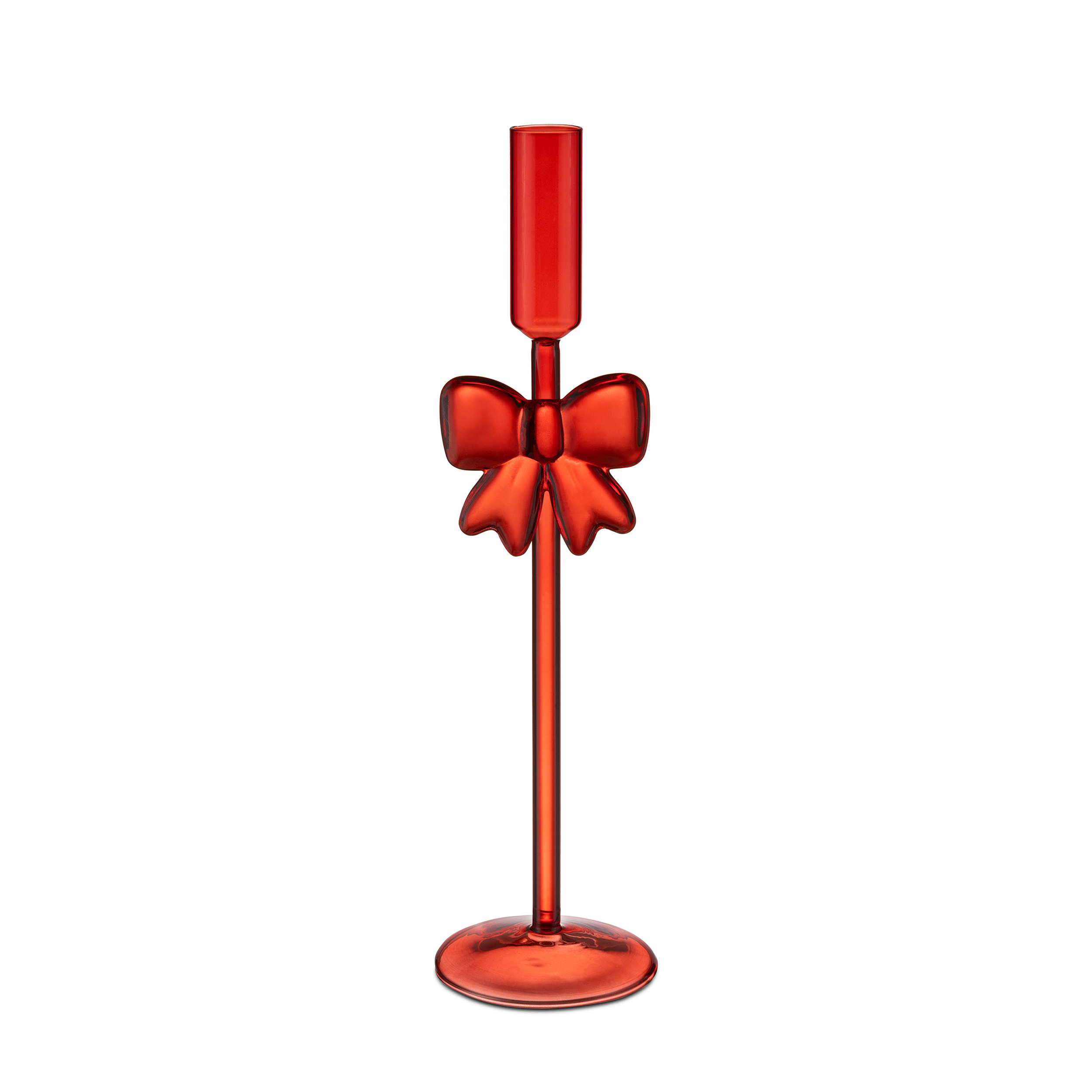 Brillafiocco Candleholder Red L Gift