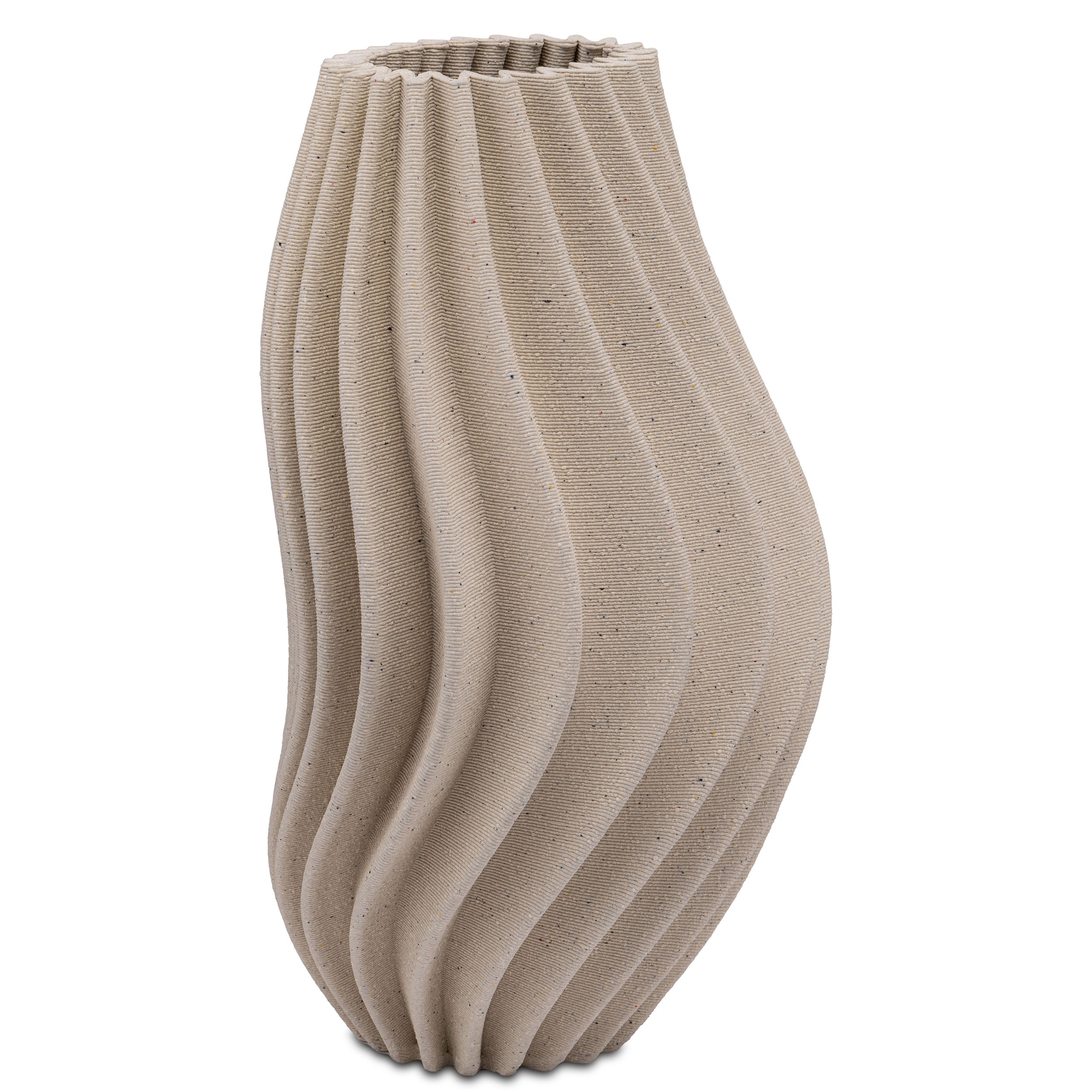 Lino Vase Sand M Gift