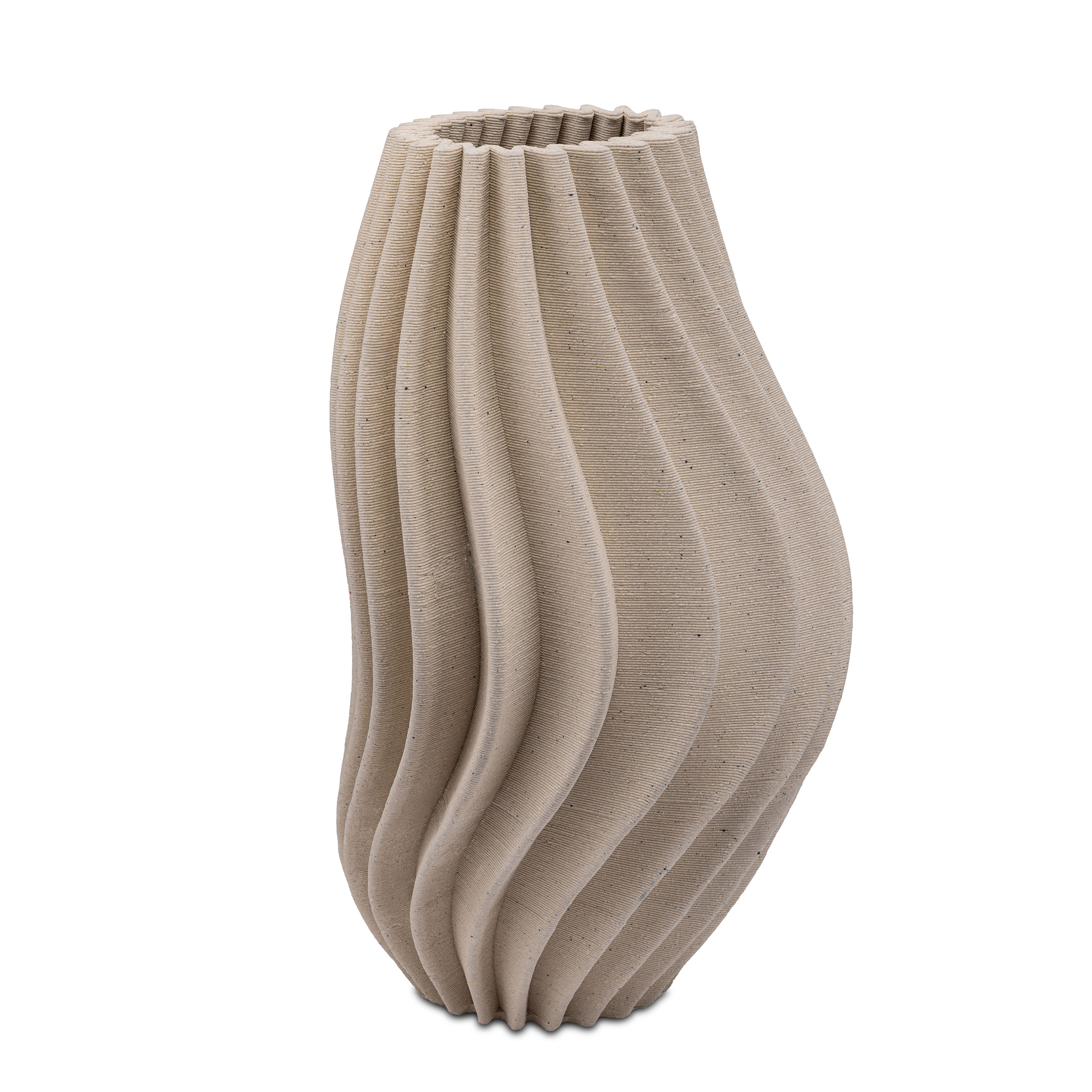 Lino Vase Sand L Gift
