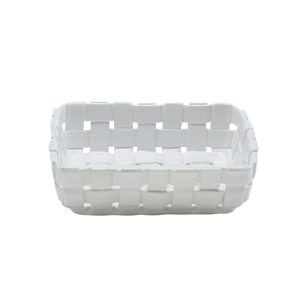 Intrecciata Rectangular White Gift