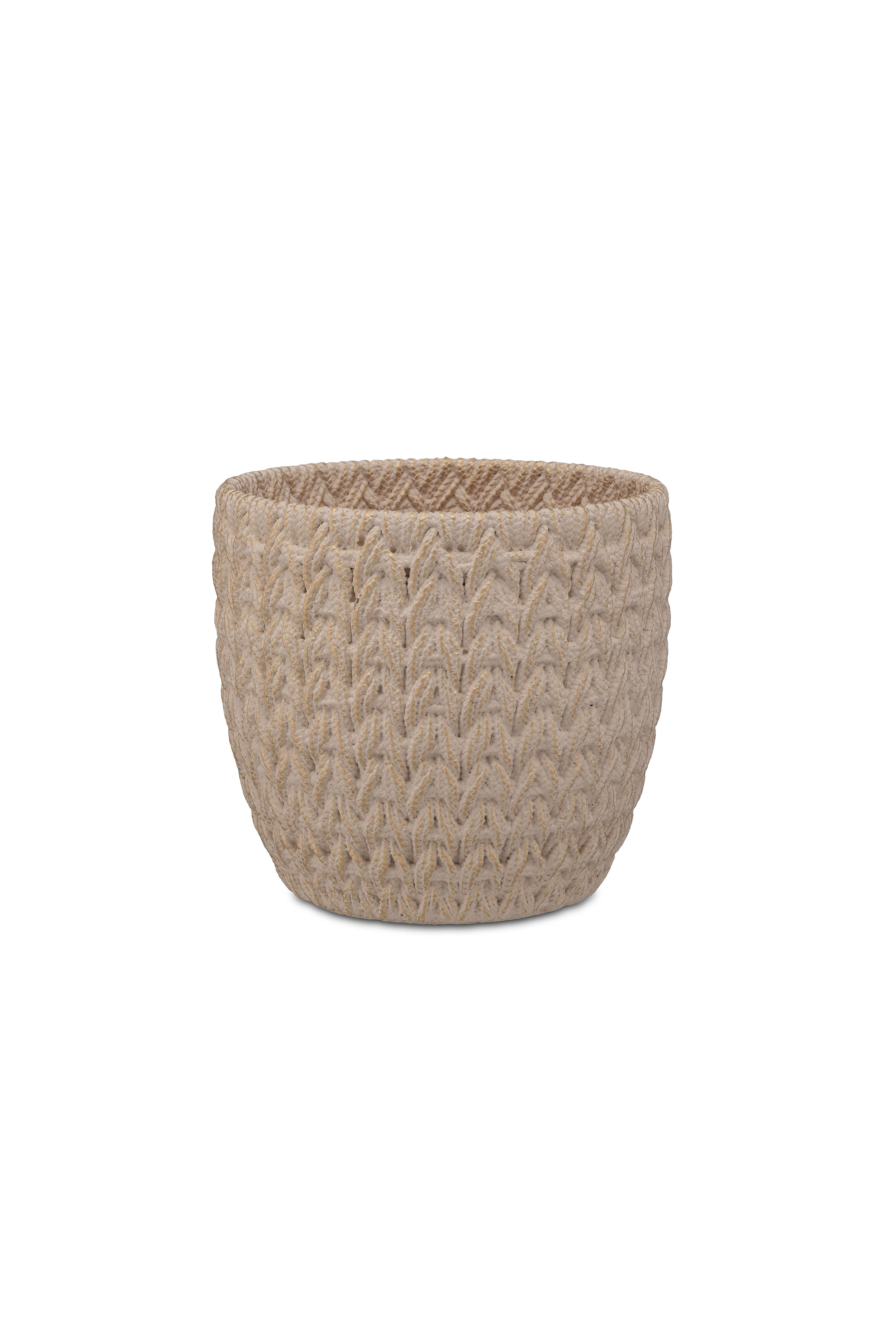 Doppiamaglia Cachepot White Gold  Xs Gift