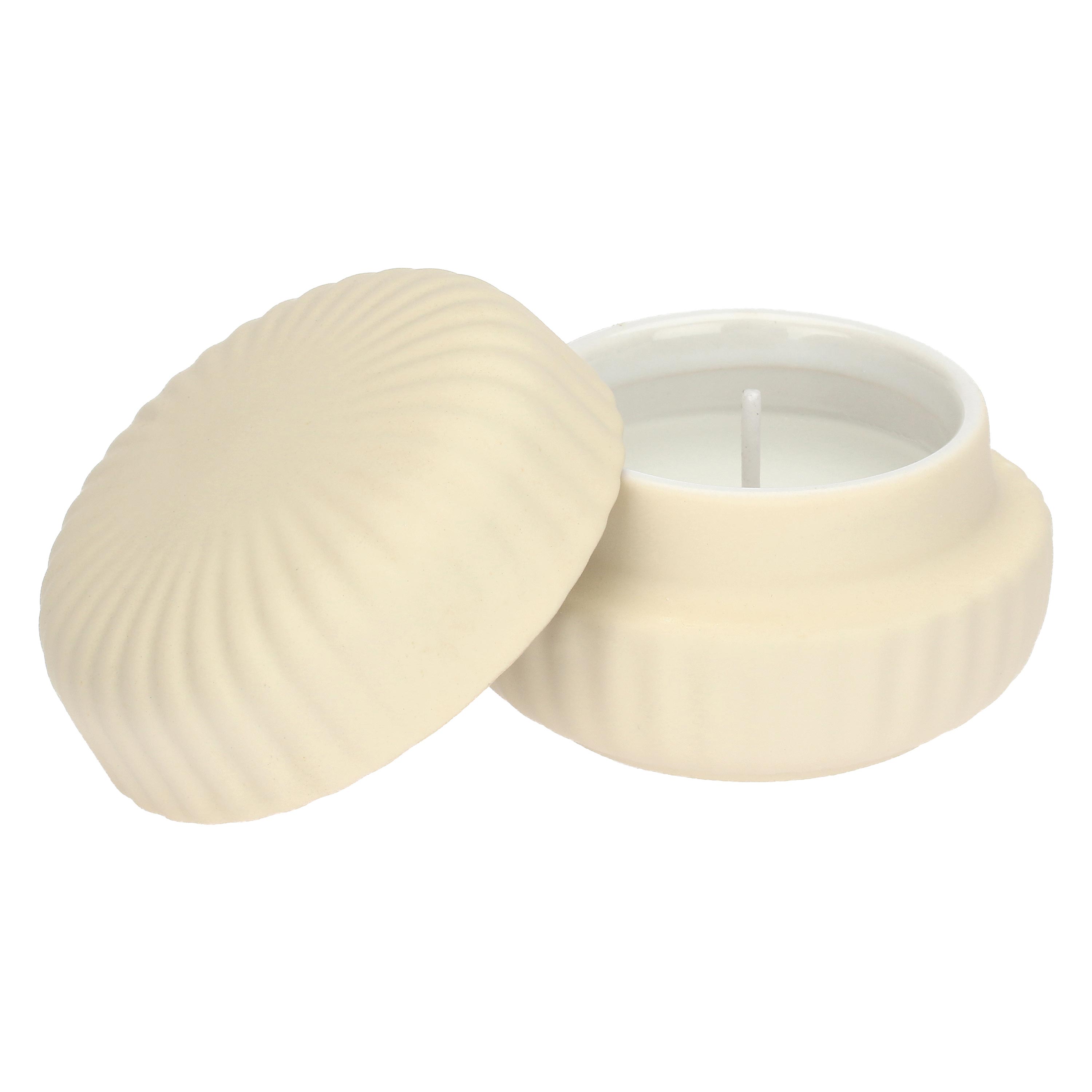 Sofficeluce Candle Ivory W Lid Gift