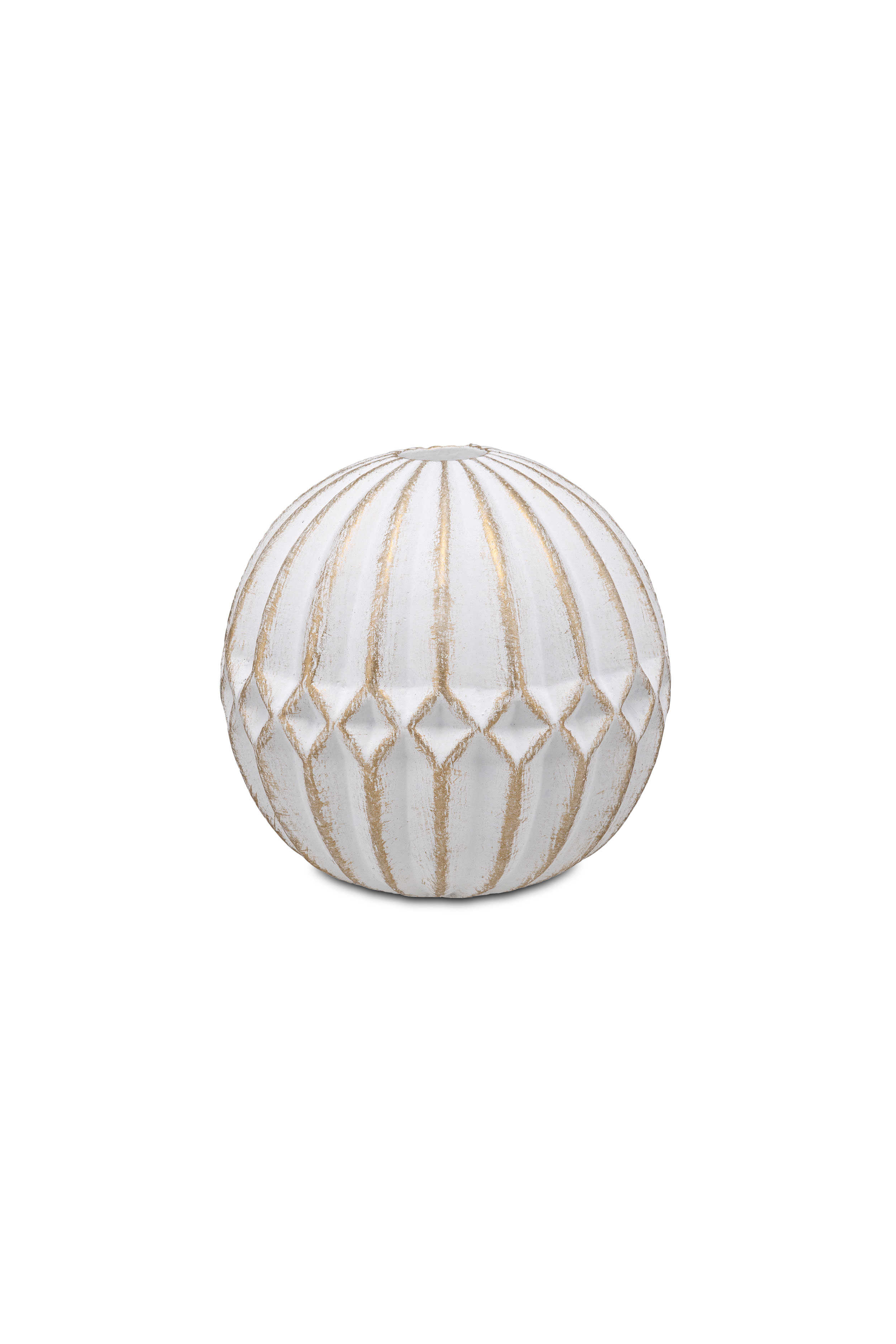 Faccioluce Cand Holder  Stripes White Gift