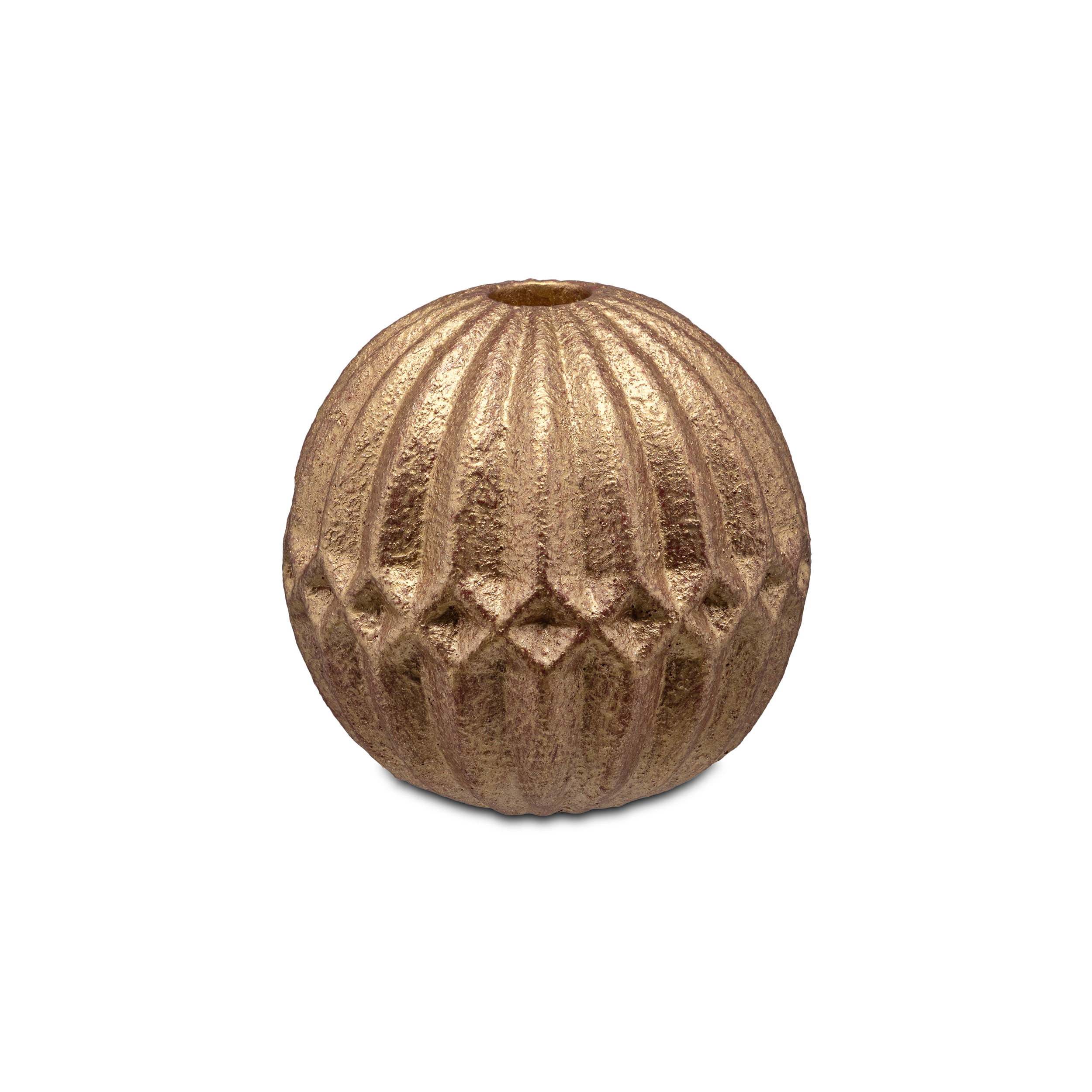 Faccioluce Cand Holder  Stripes Gold Gift