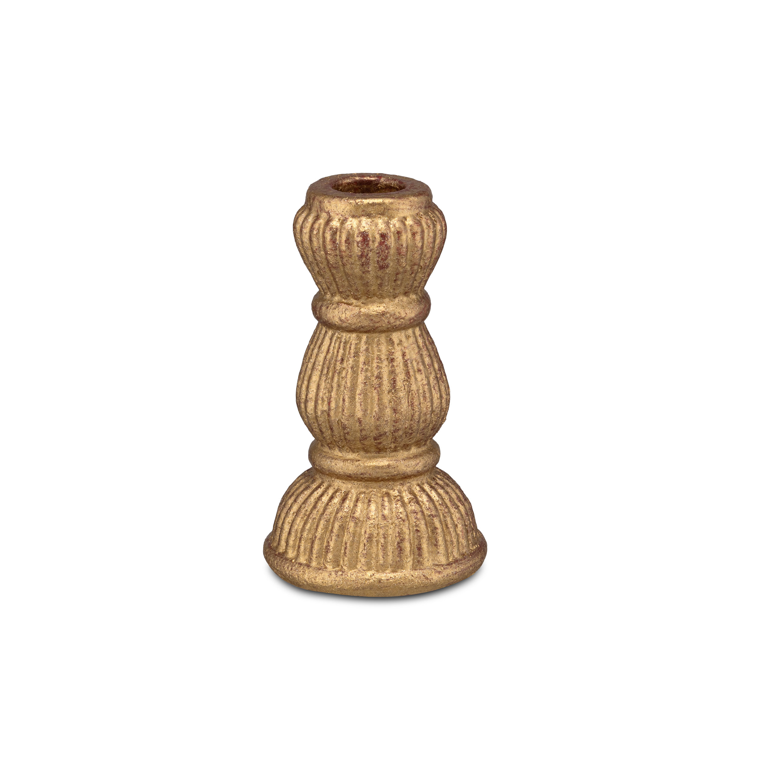 Faccioluce Cand Holder  Gold Red S Gift