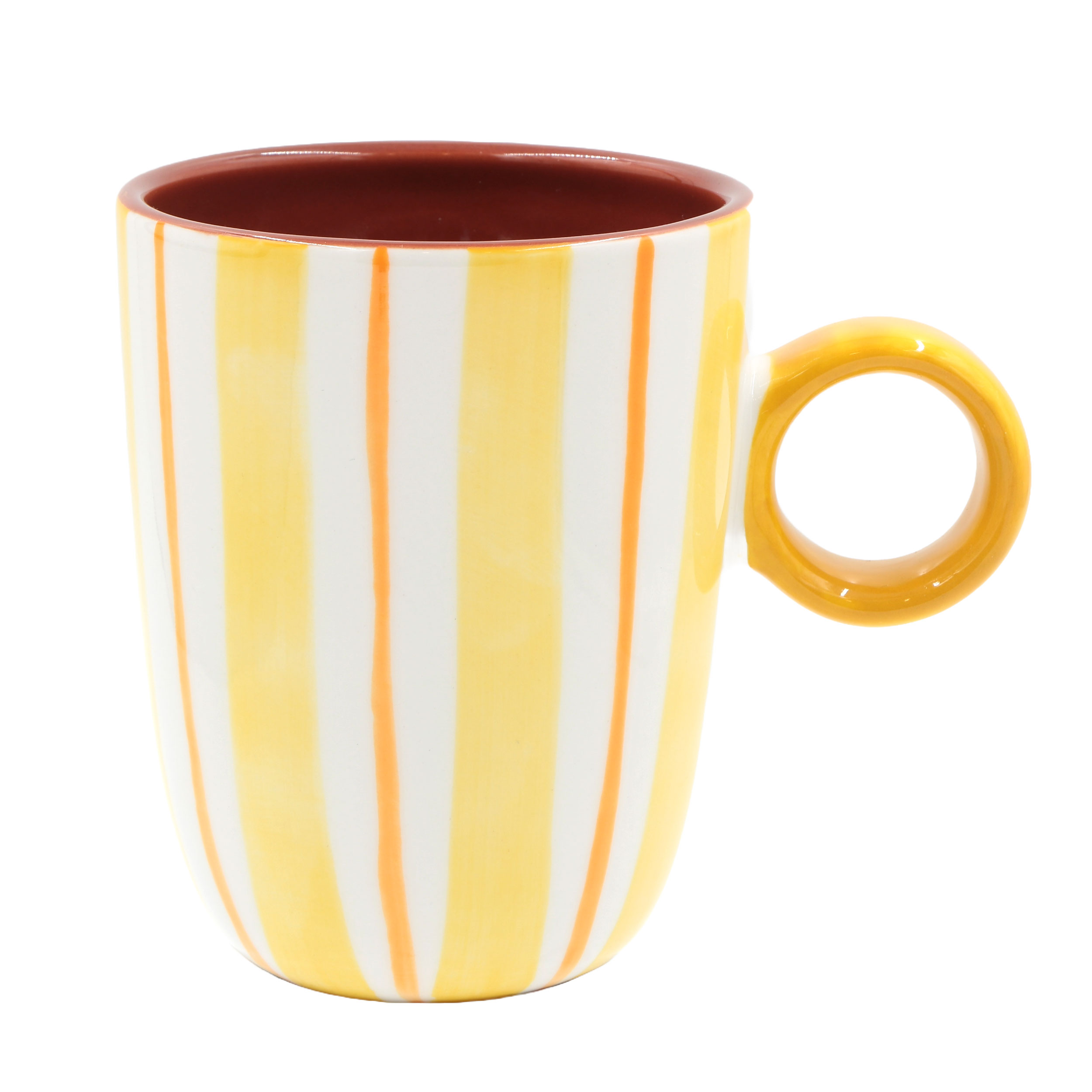 Attimi Mug Stripes Yellow Gift