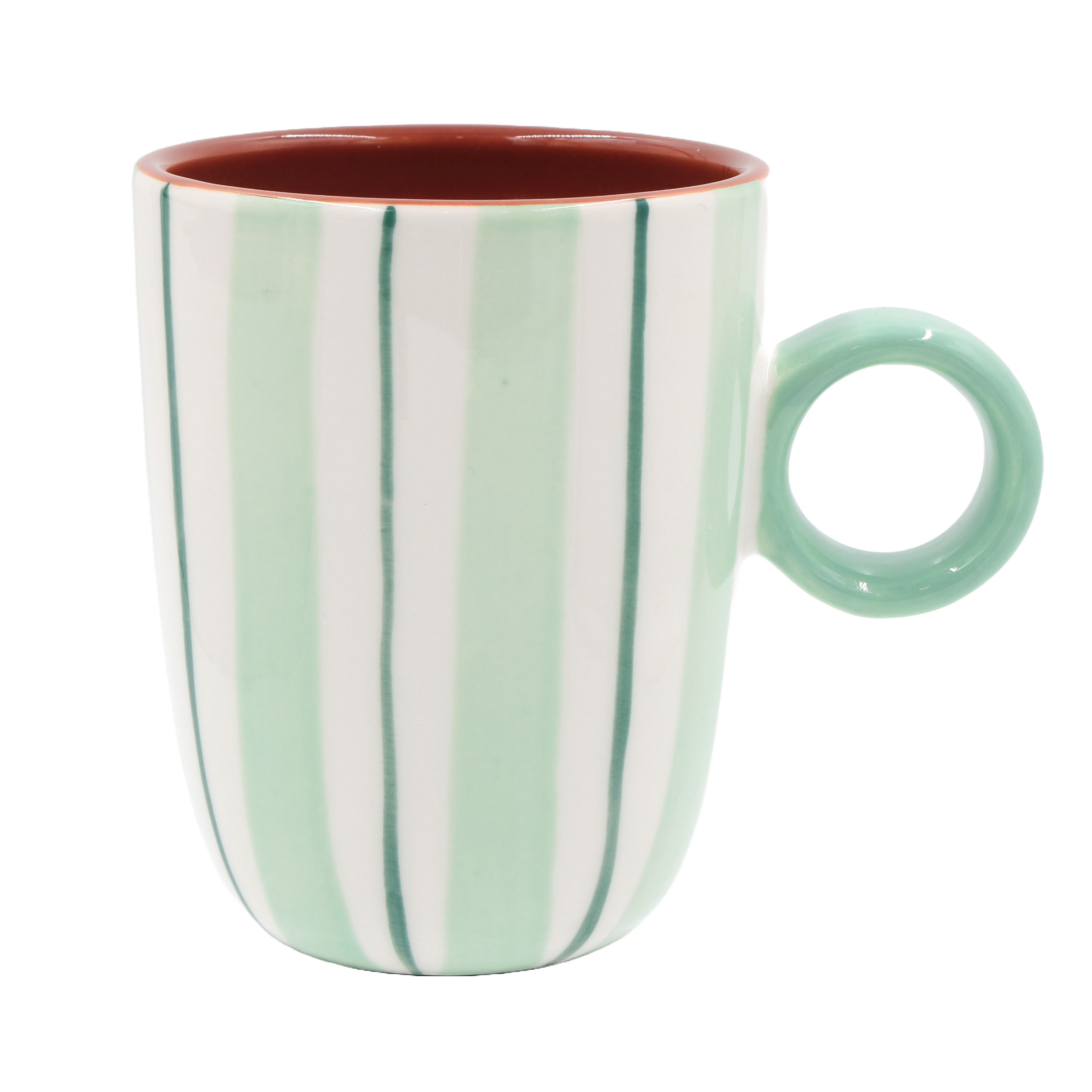 Attimi Mug Stripes Green Gift