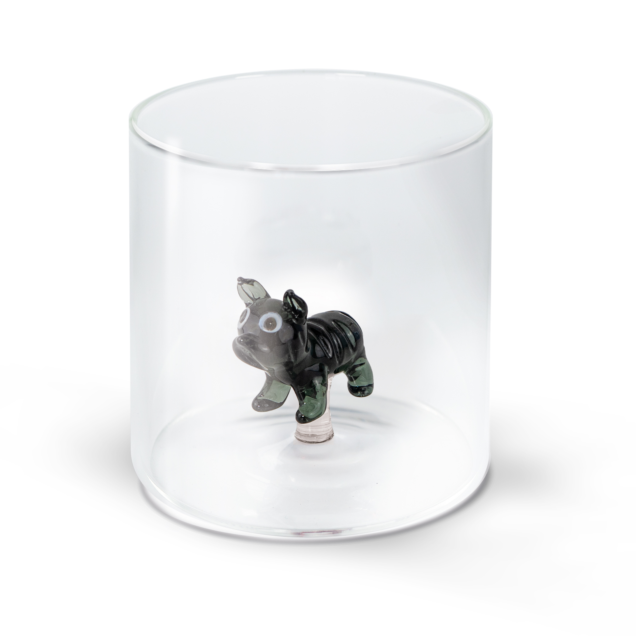 Glass In Borosilicate Glass Capacity 250 Ml French Bulldog Decoration Gift