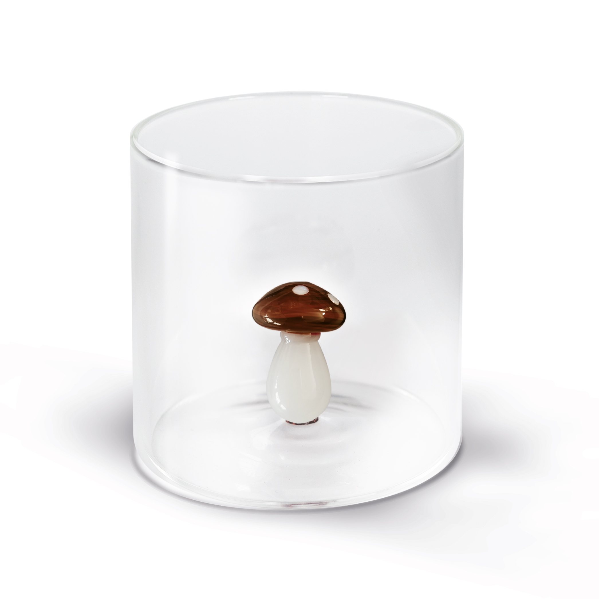 Glass In Borosilicate Glass Capacity 250 Ml Mushroom Decoration Gift