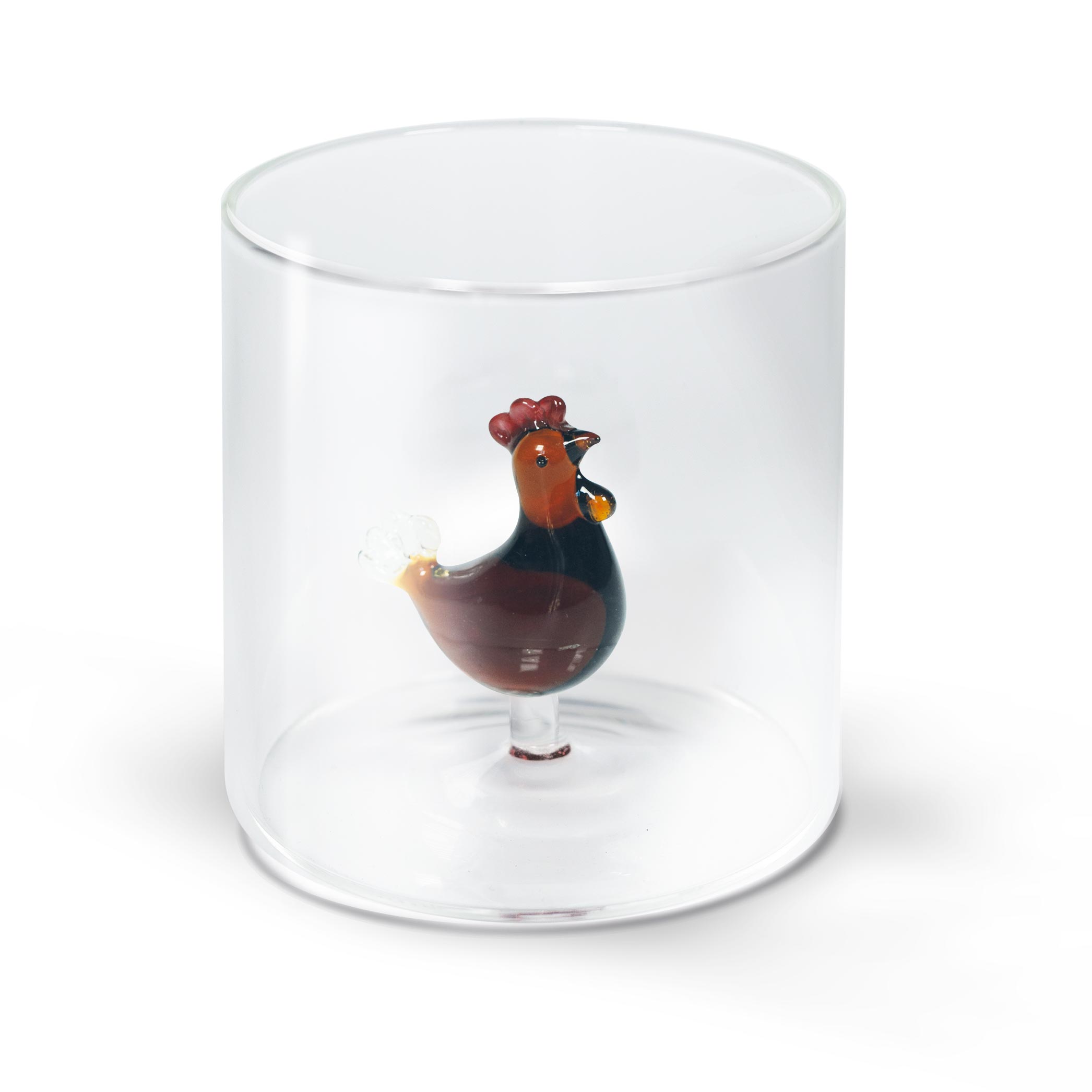 Glass In Borosilicate Glass Capacity 250 Ml Hen Decoration Gift