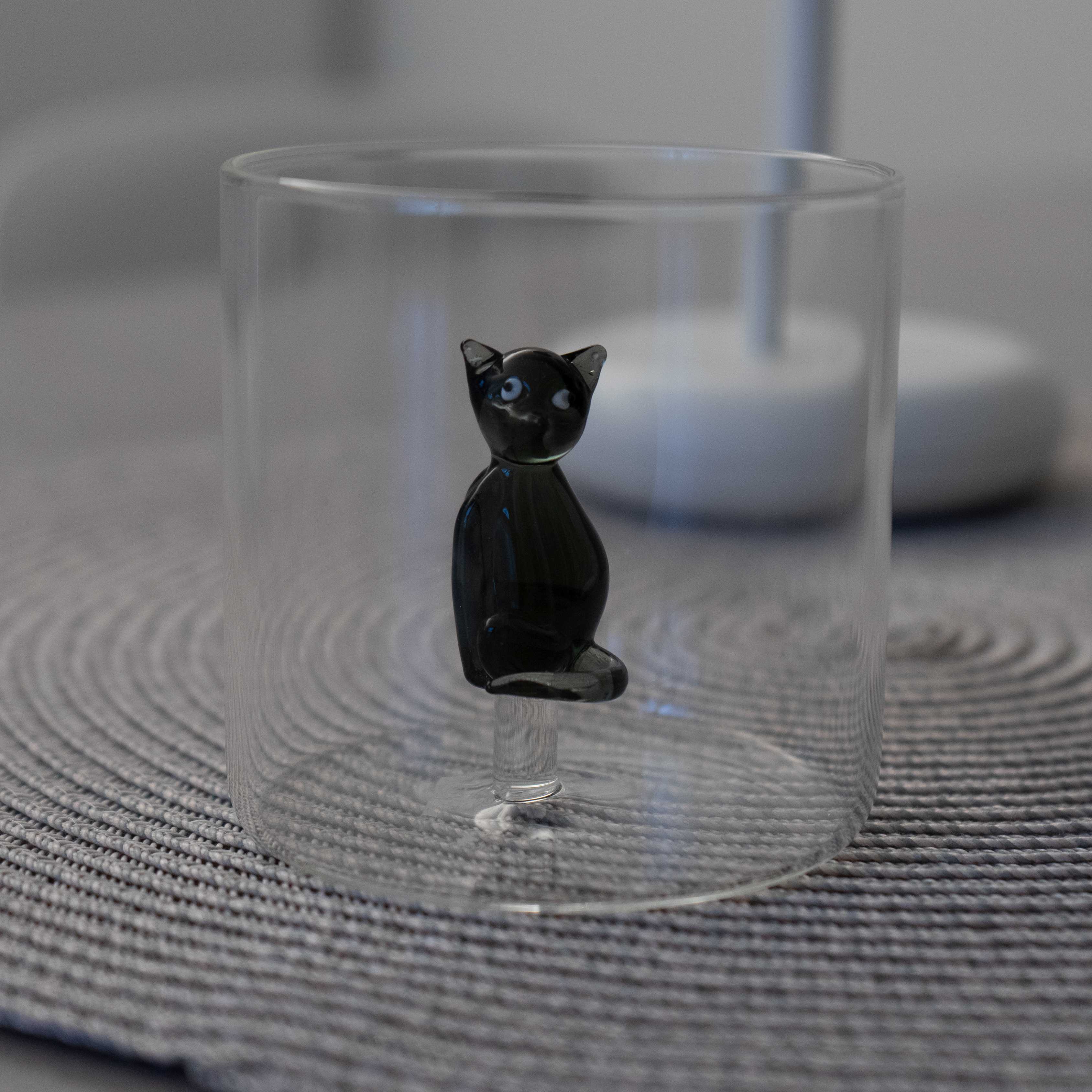 Glass In Borosilicate Glass Capacity 250 Ml Cat Decorations Gift