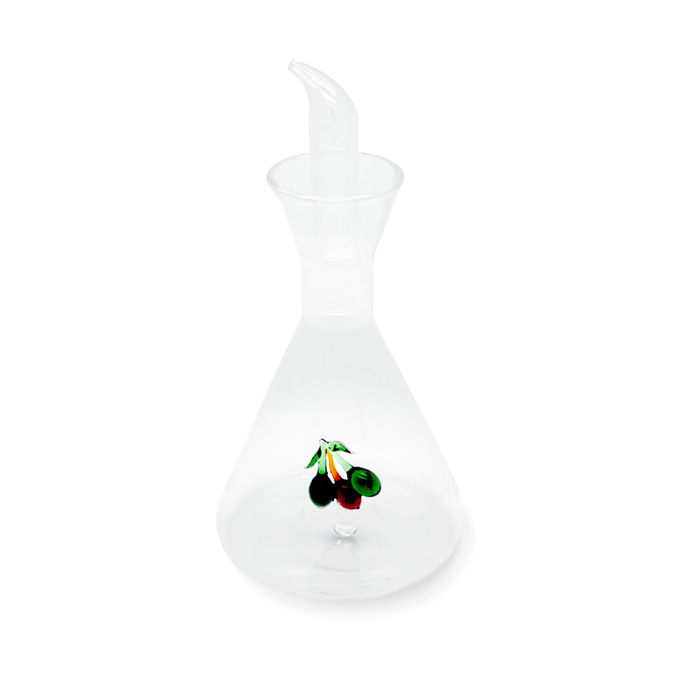 Borosilicate Glass Cruet Capacity 500ml Olive Decoration Gift
