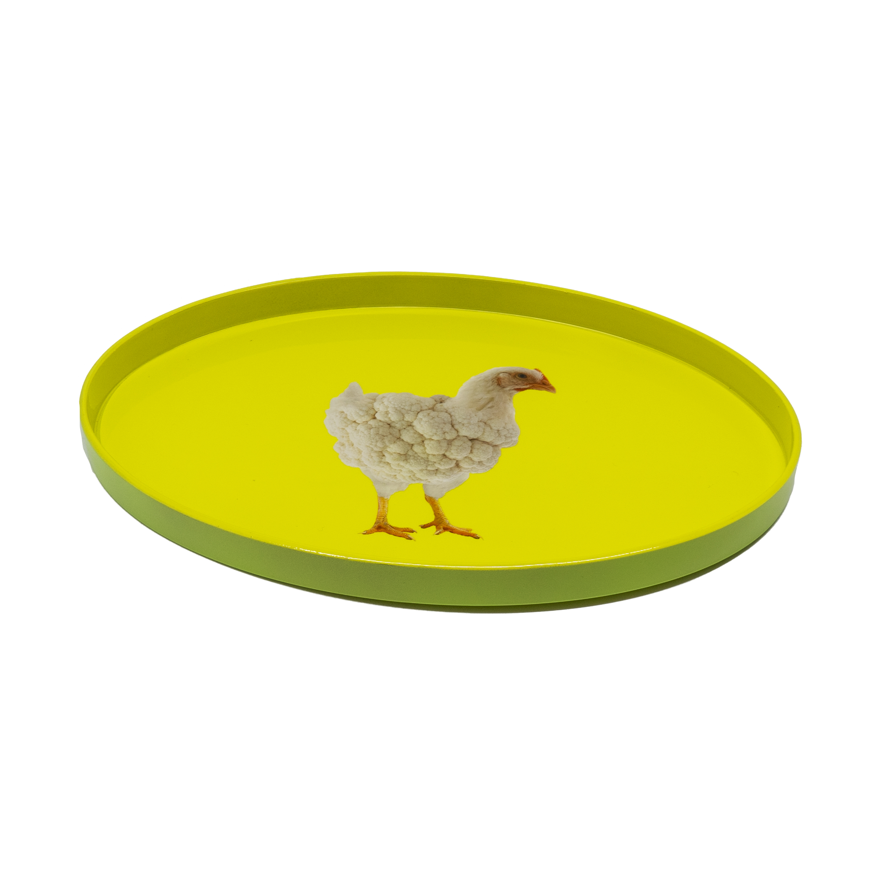 Oval Emptying Tray 28 X 17 Cm Hen Decoration Gift