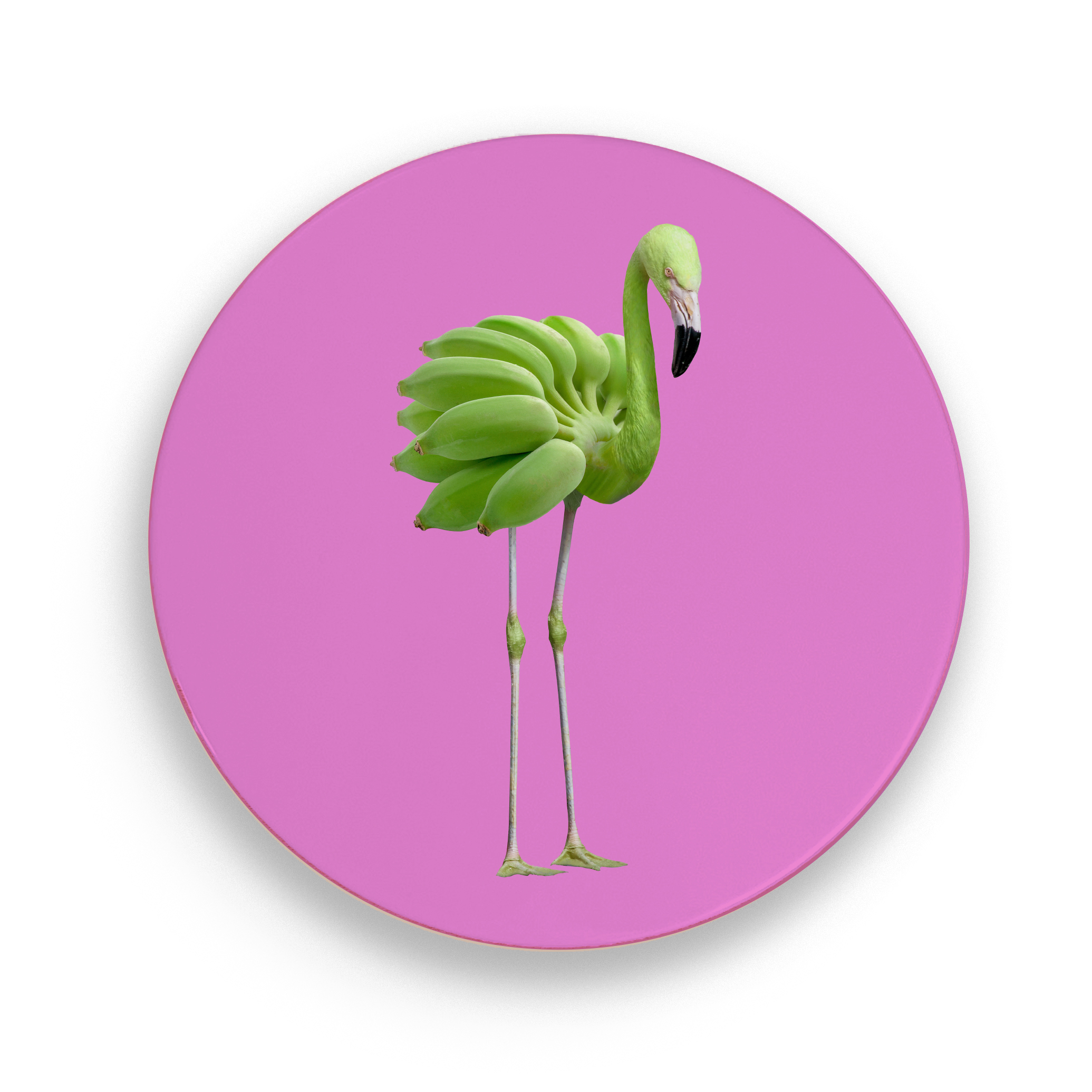Ceramic Trivet 18 Cm Flamingo Decoration Gift
