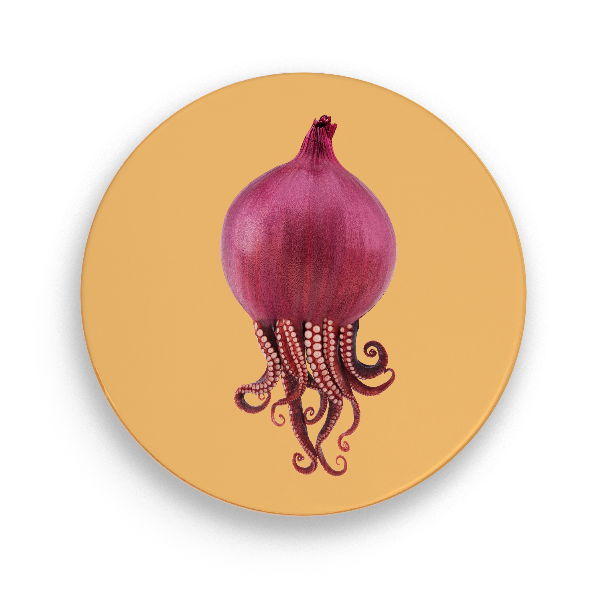 Ceramic Trivet 18 Cm Octopus Decoration Gift