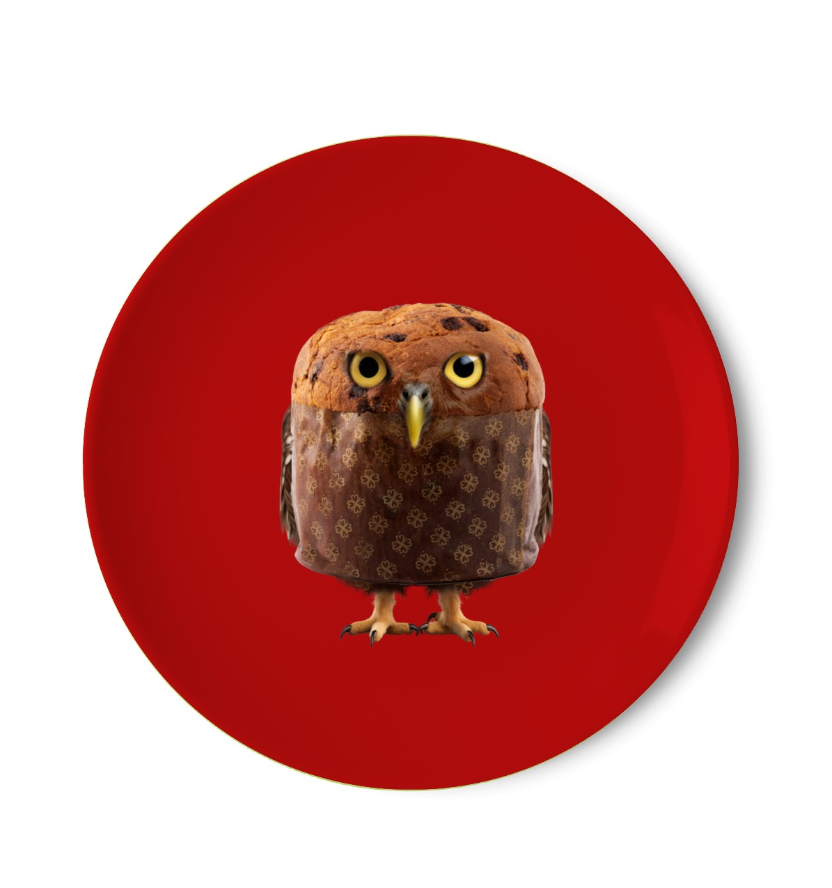 Panettone Plate 305 Cm Panettone Decoration Gift