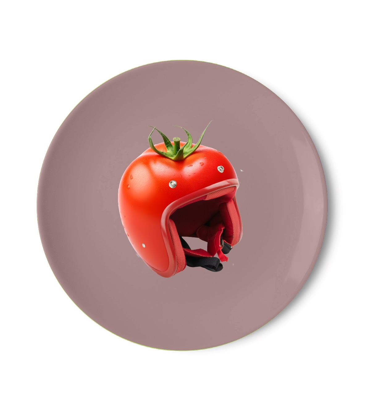 Pizza Plate 305cm Helmet Decoration Gift
