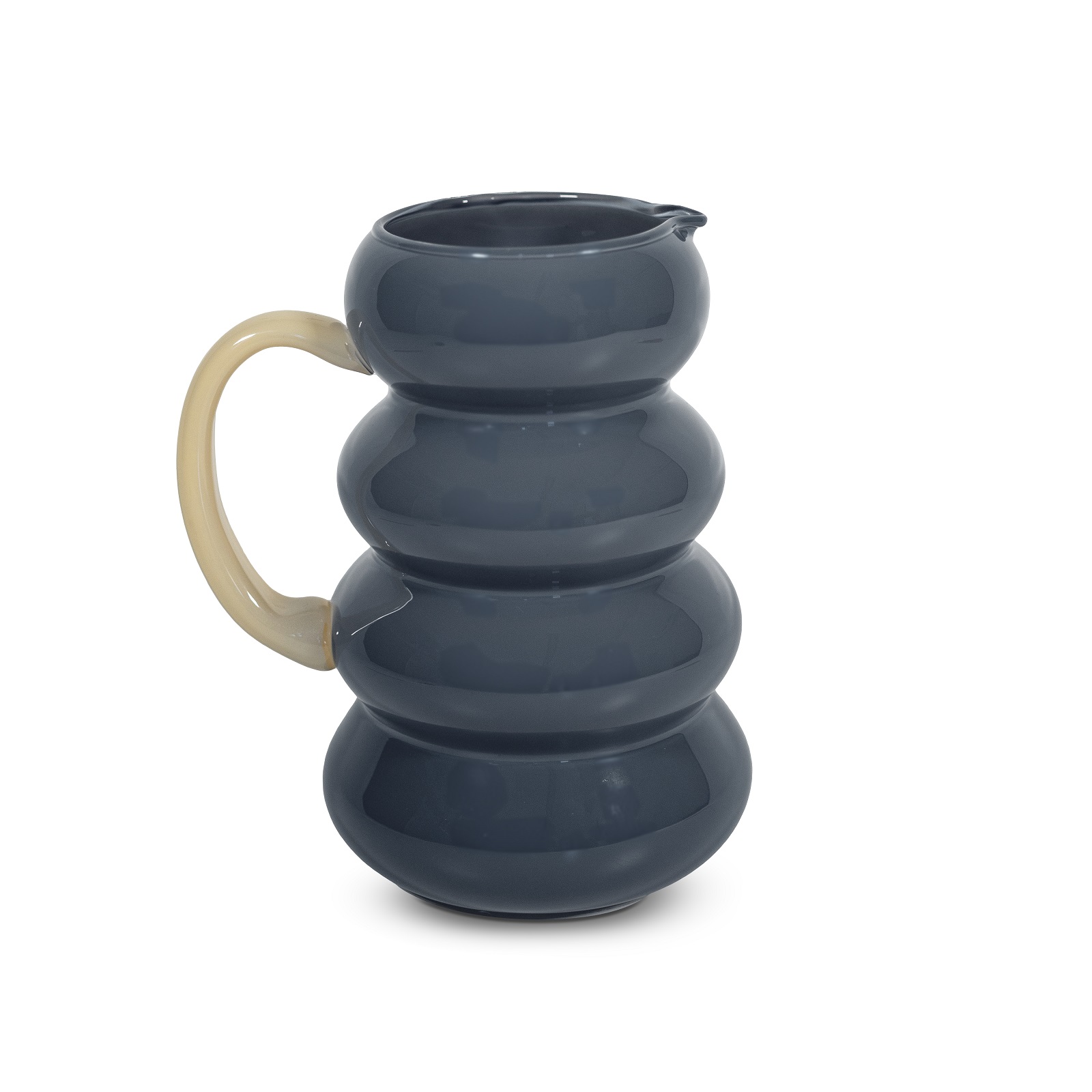 Glass Jug Capacity 15 L Color Blue Gift