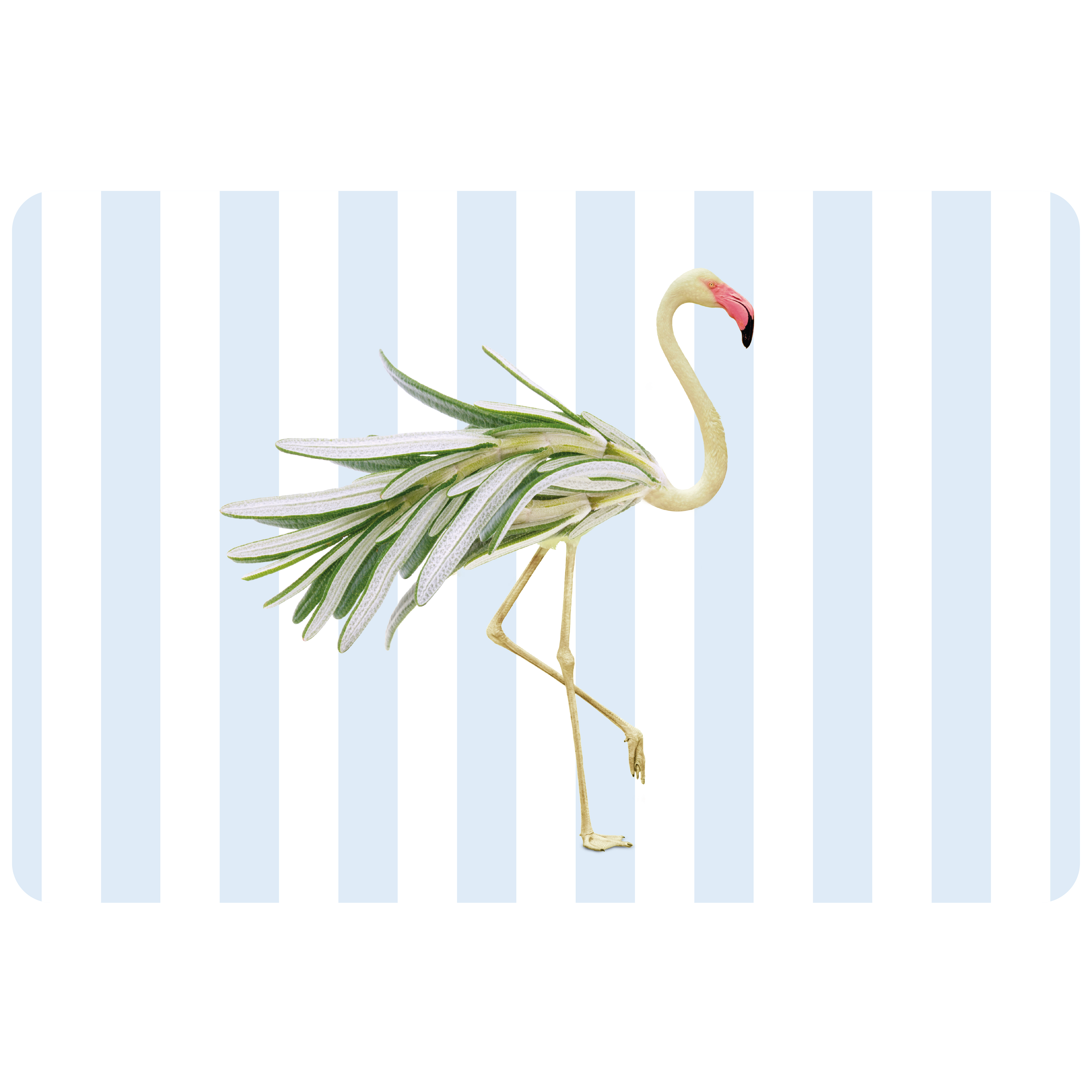 Double-sided Pvc Placemat Flamingo Decoration Gift