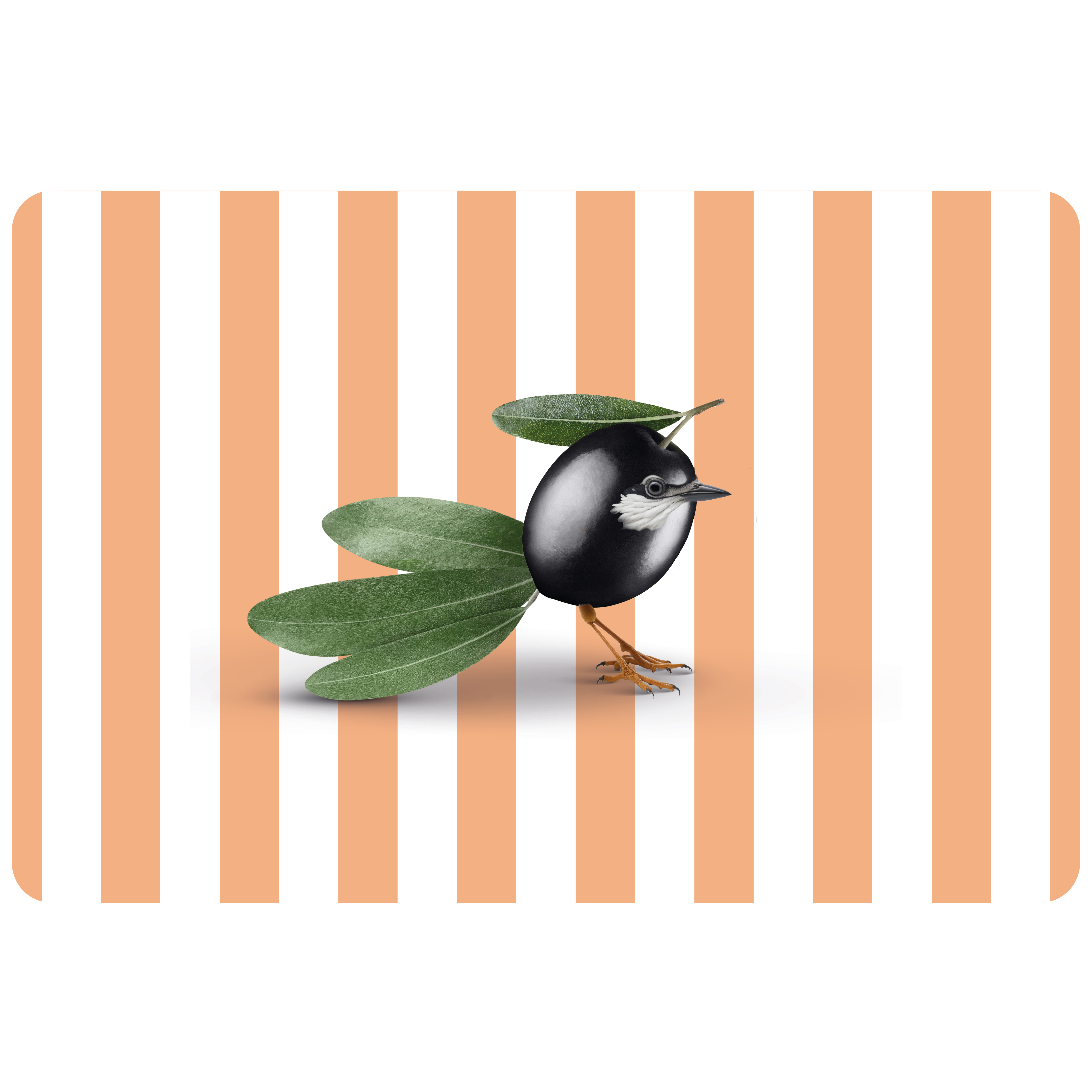 Double-sided Pvc Placemat Olive Decoration Gift