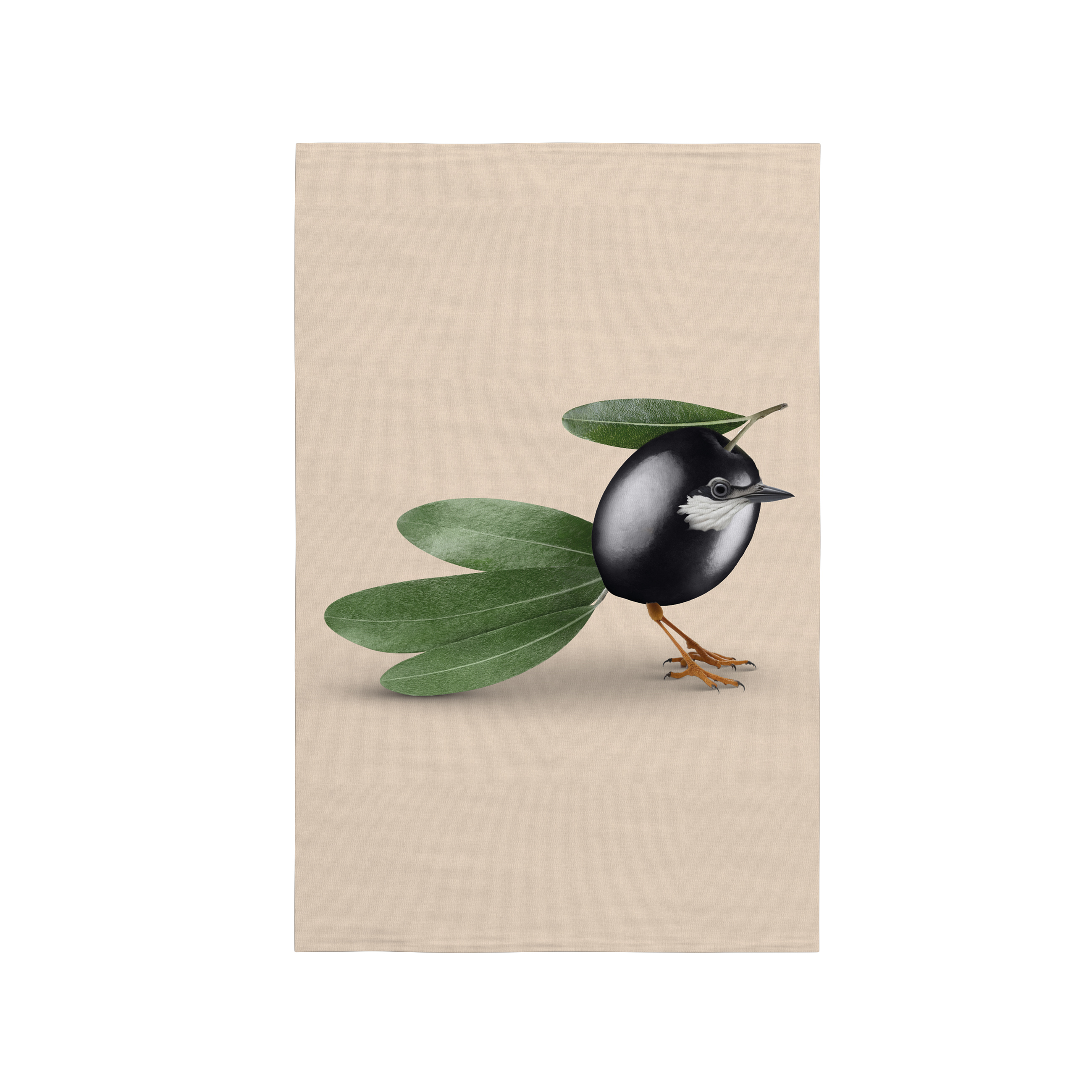 100% Linen Tea Towel 50x65cm Olive Decoration Gift