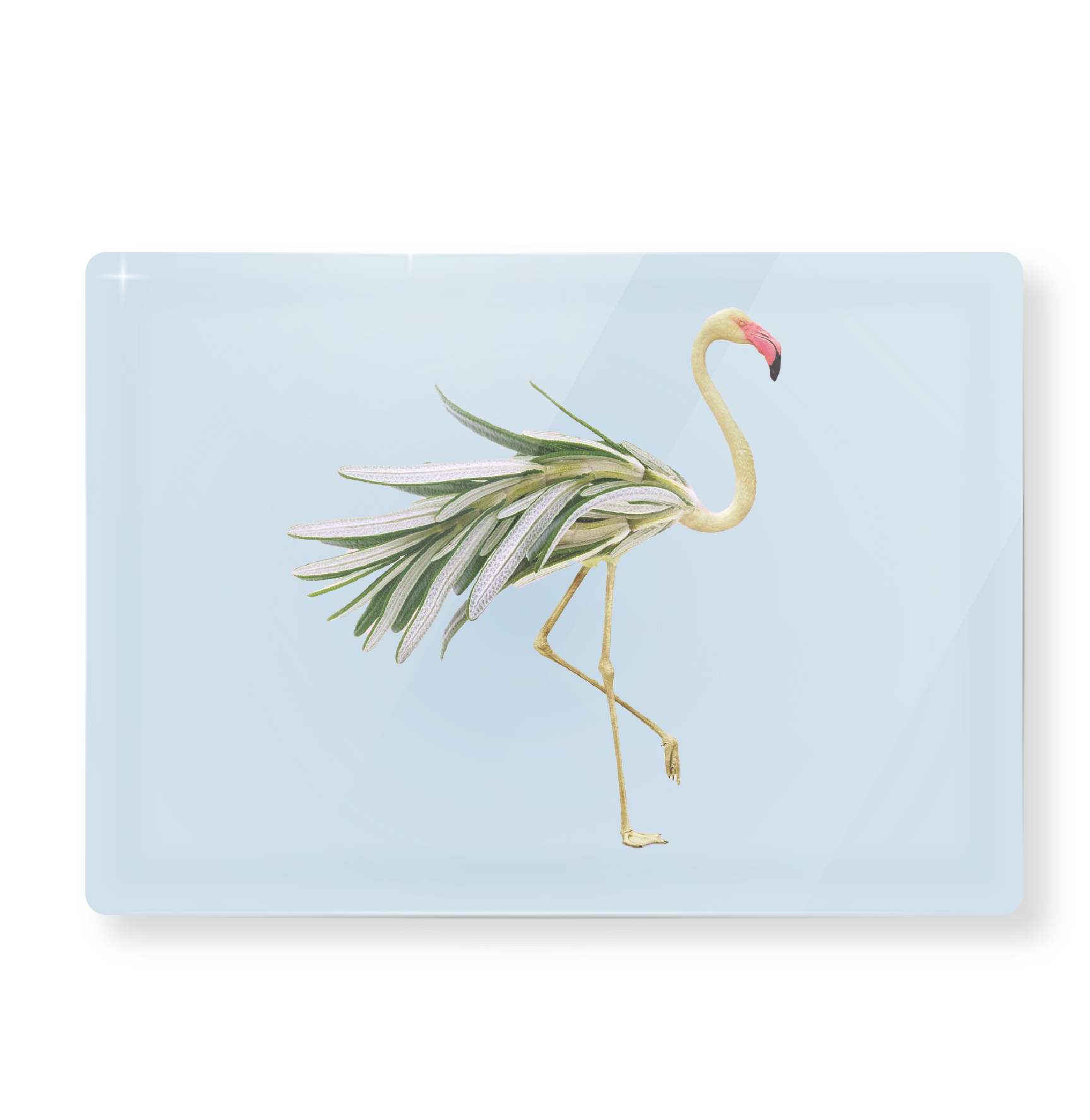 Glass Cutting Board 20x30cm Rosemary Decoration Gift