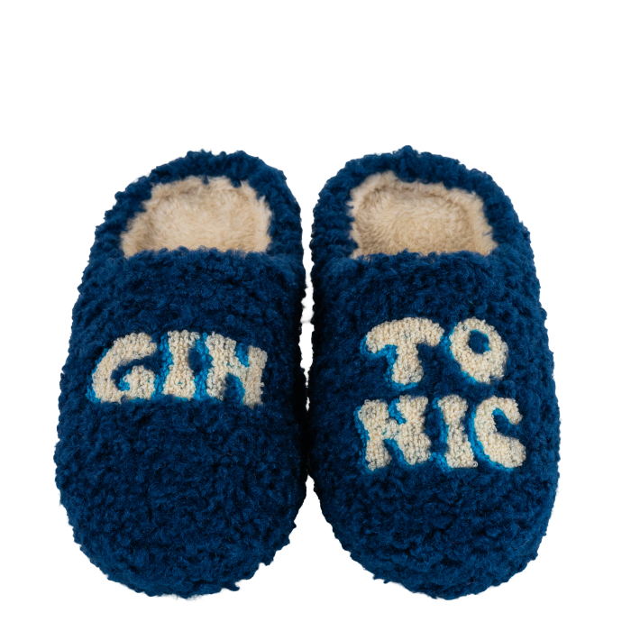 Gin Tonic Slippers Size S/m Gift