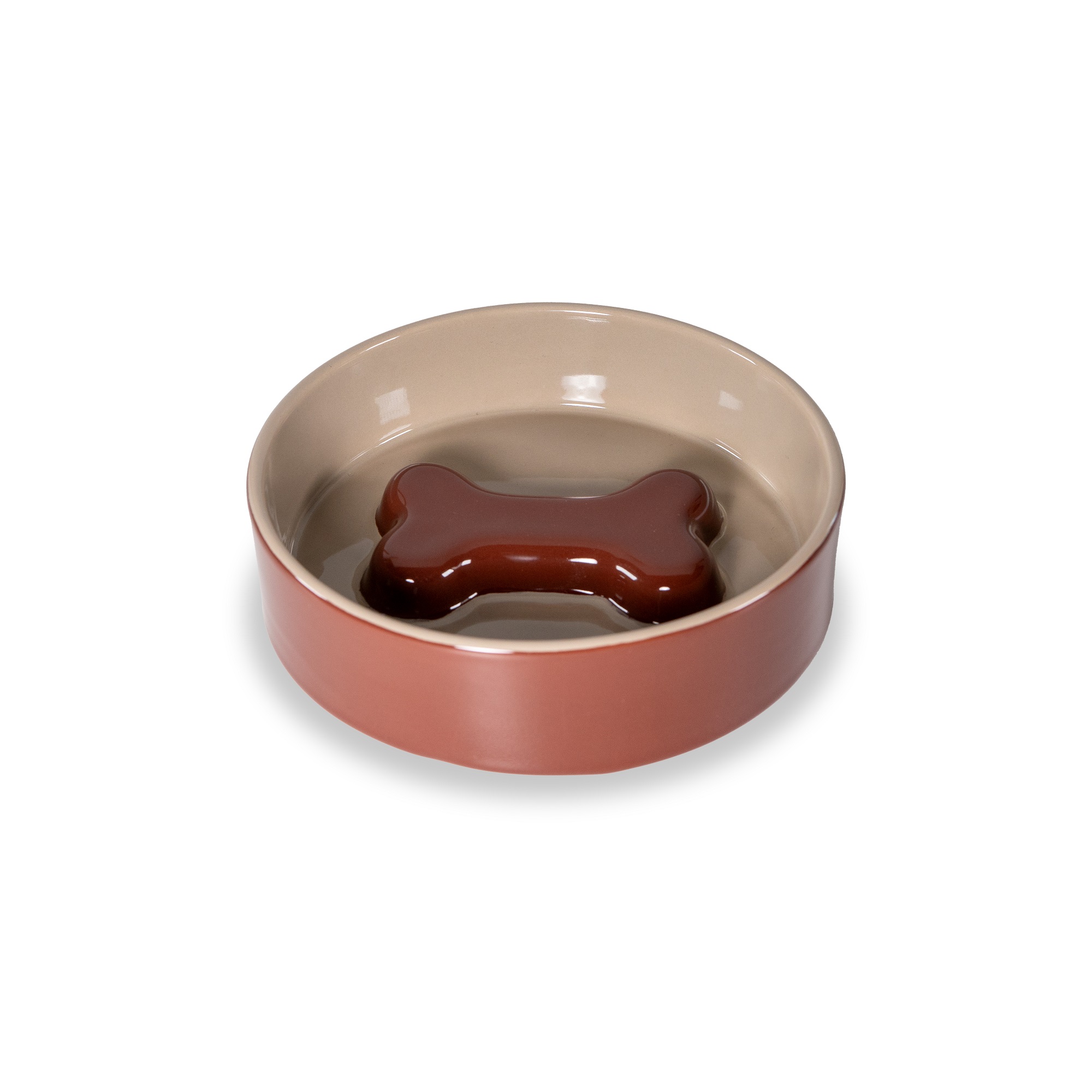 Bone Bowl Ã˜ 16 Cm Color: Brown And Beige Gift