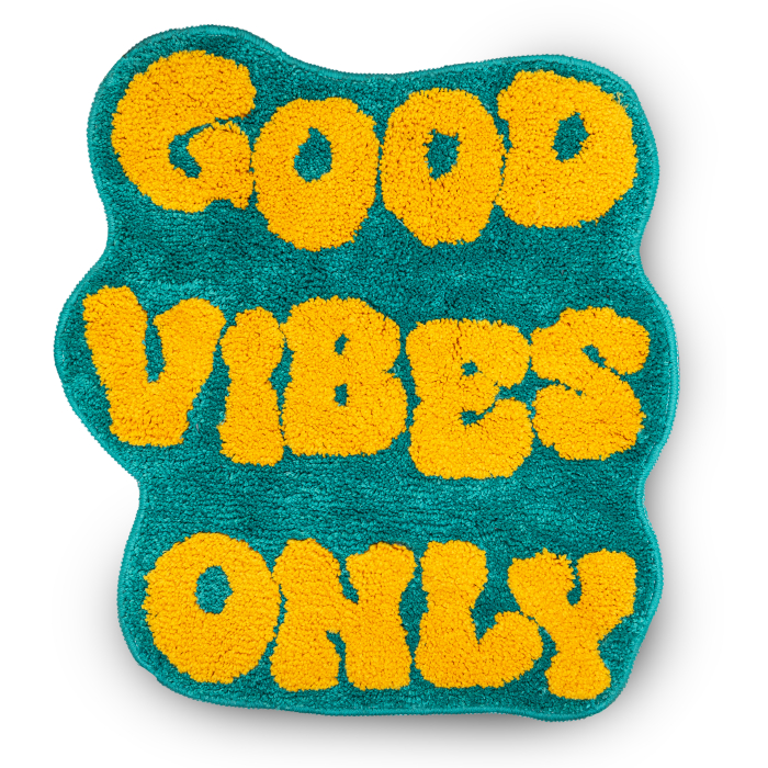 Colorful Rug Good Vibes Only Decor Gift