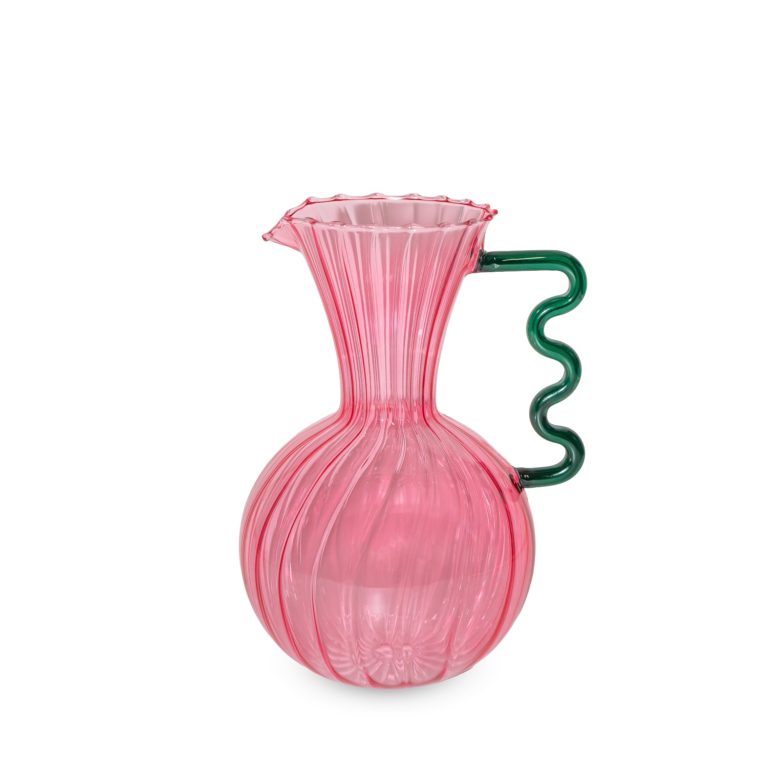 Glass Carafe Color: Pink Capacity: 15 L Gift
