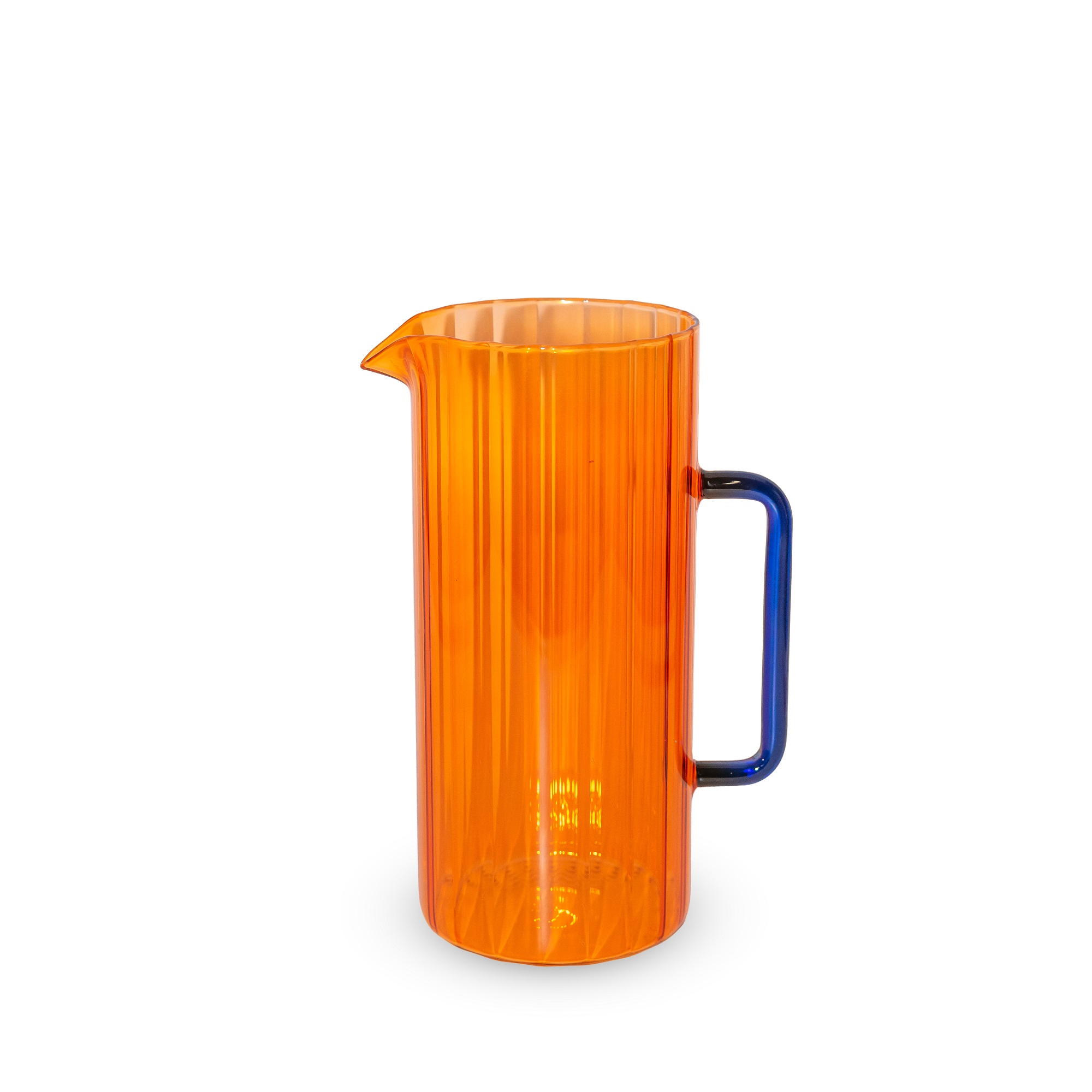 Glass Carafe Color: Orange Capacity: 12 L Gift