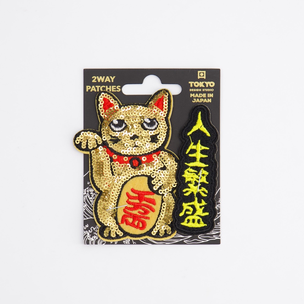 2way Patches Lucky Cat Gold 33094 6/24 Gift