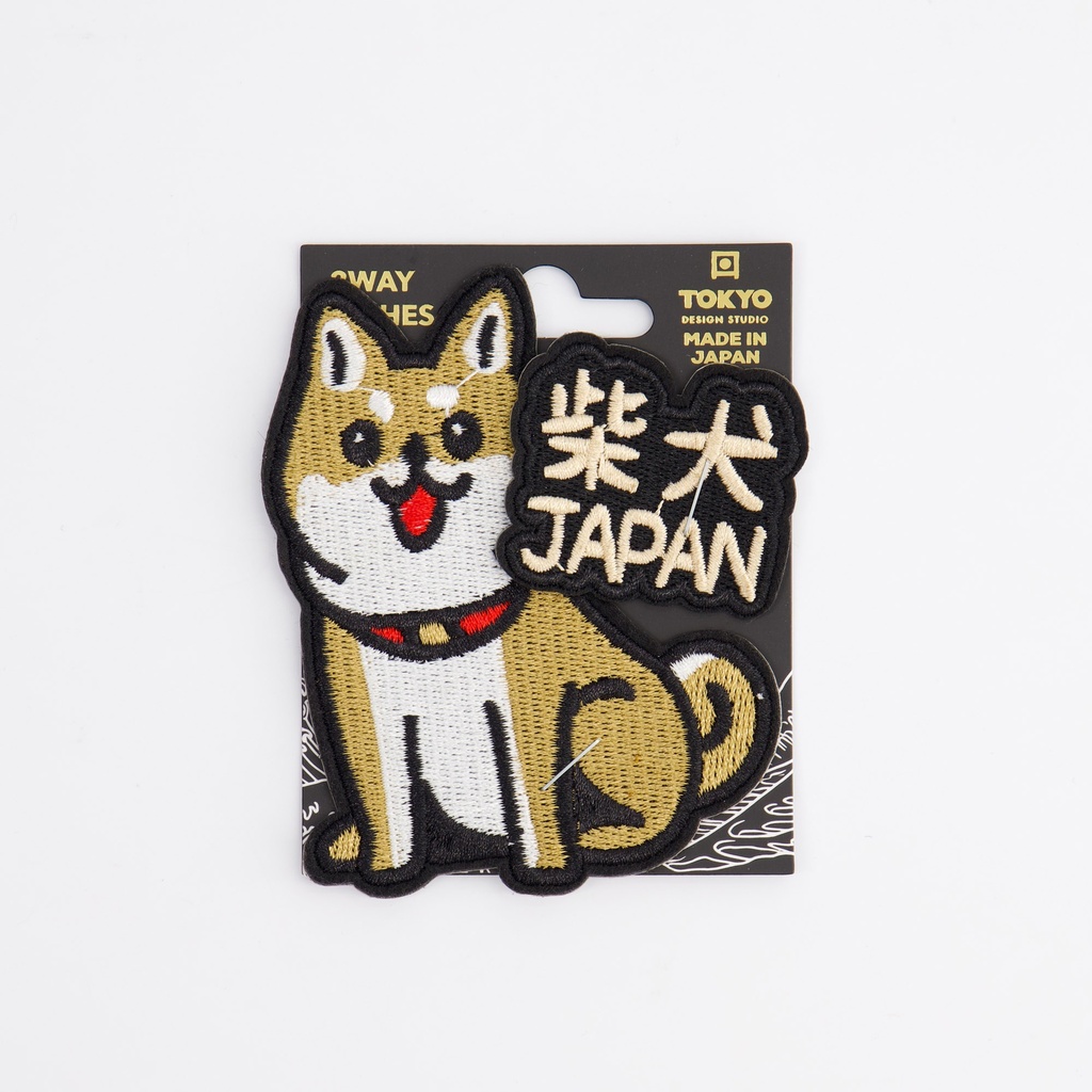 2way Patches Shiba-dog Japan 33101 6/24 Gift