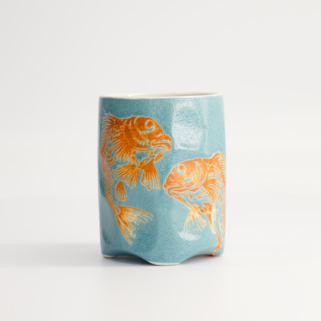 Tea Cup Tai Red Snapper 8x10cm 300ml Yw-3004 1/60 Gift