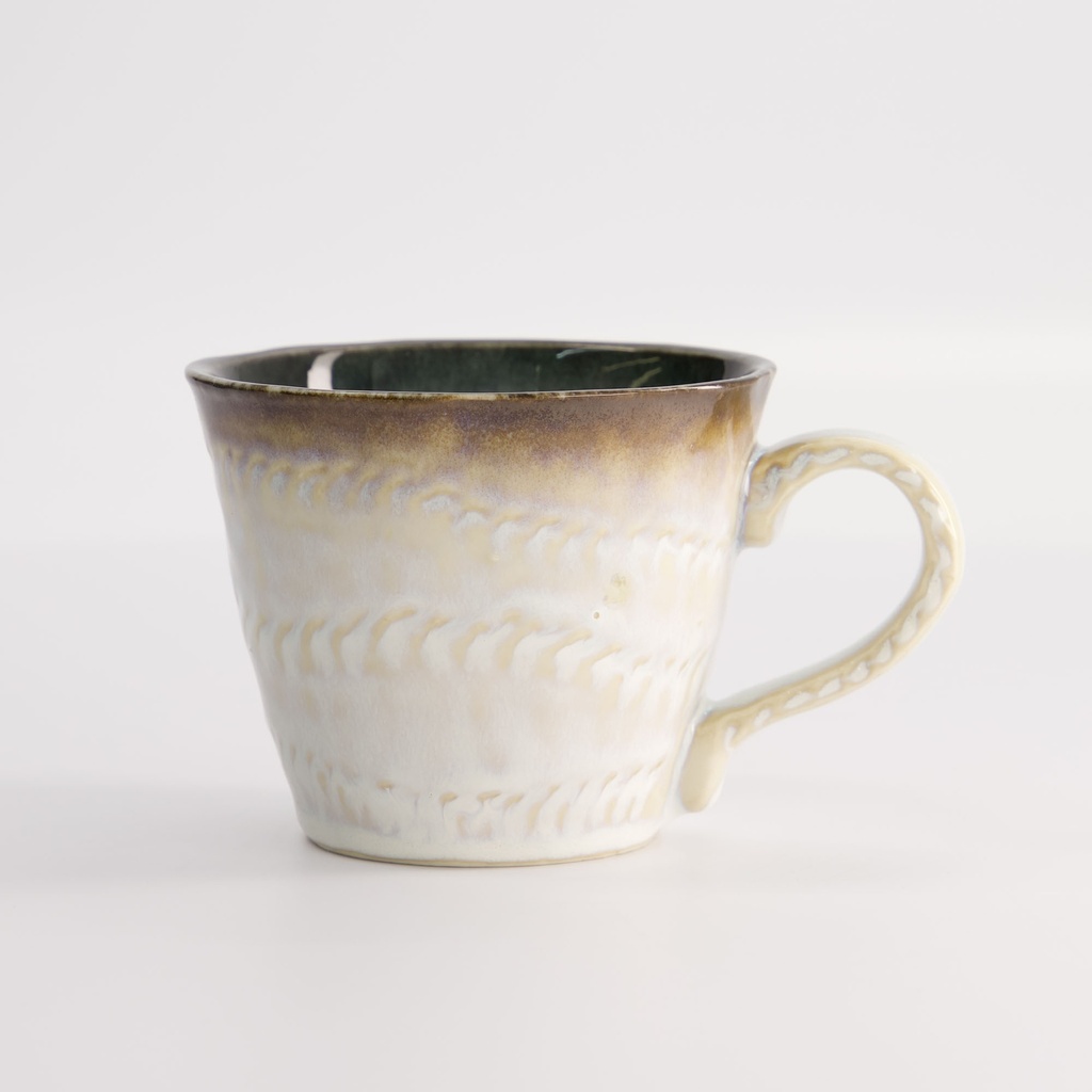 Yamasaku Mug Green 12.5x9x7.5cm 200ml 21322 6/72 Gift
