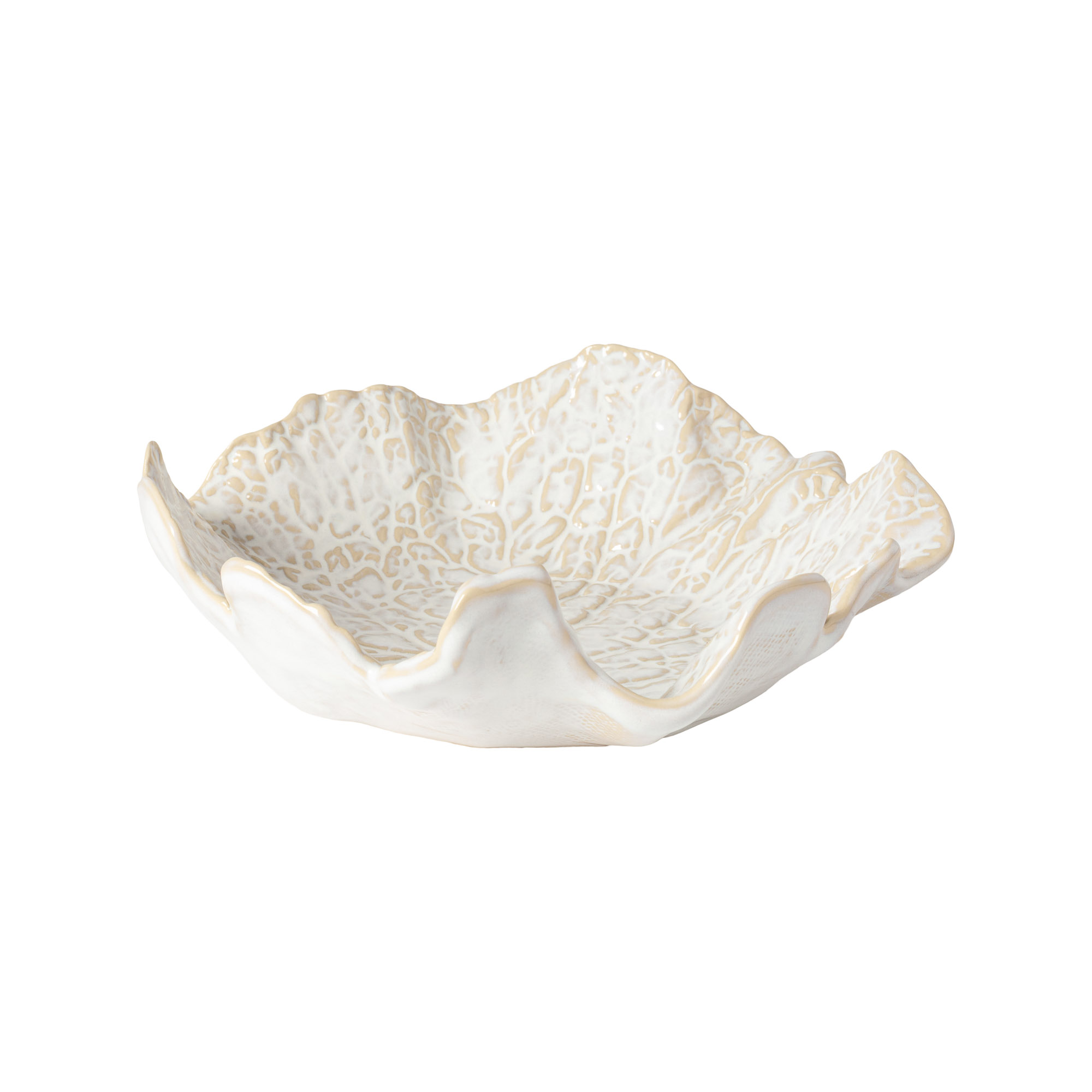 Silvina Fennel White Leaf Centerpiece 27cm Gift