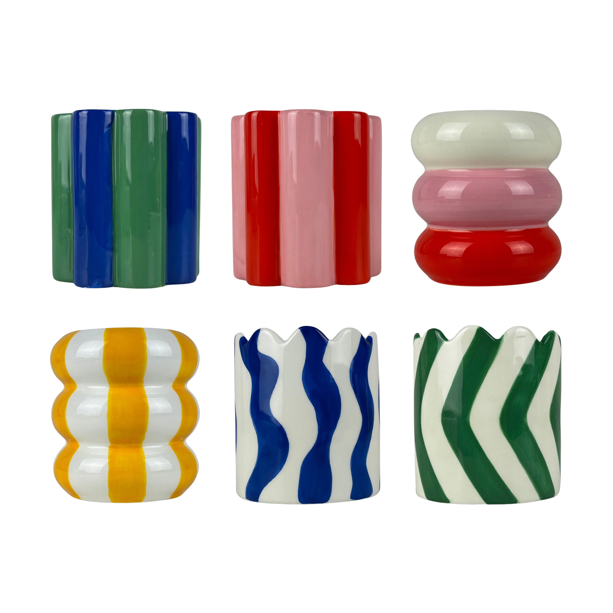 Small Plant Pots - 6 Ass. Gift