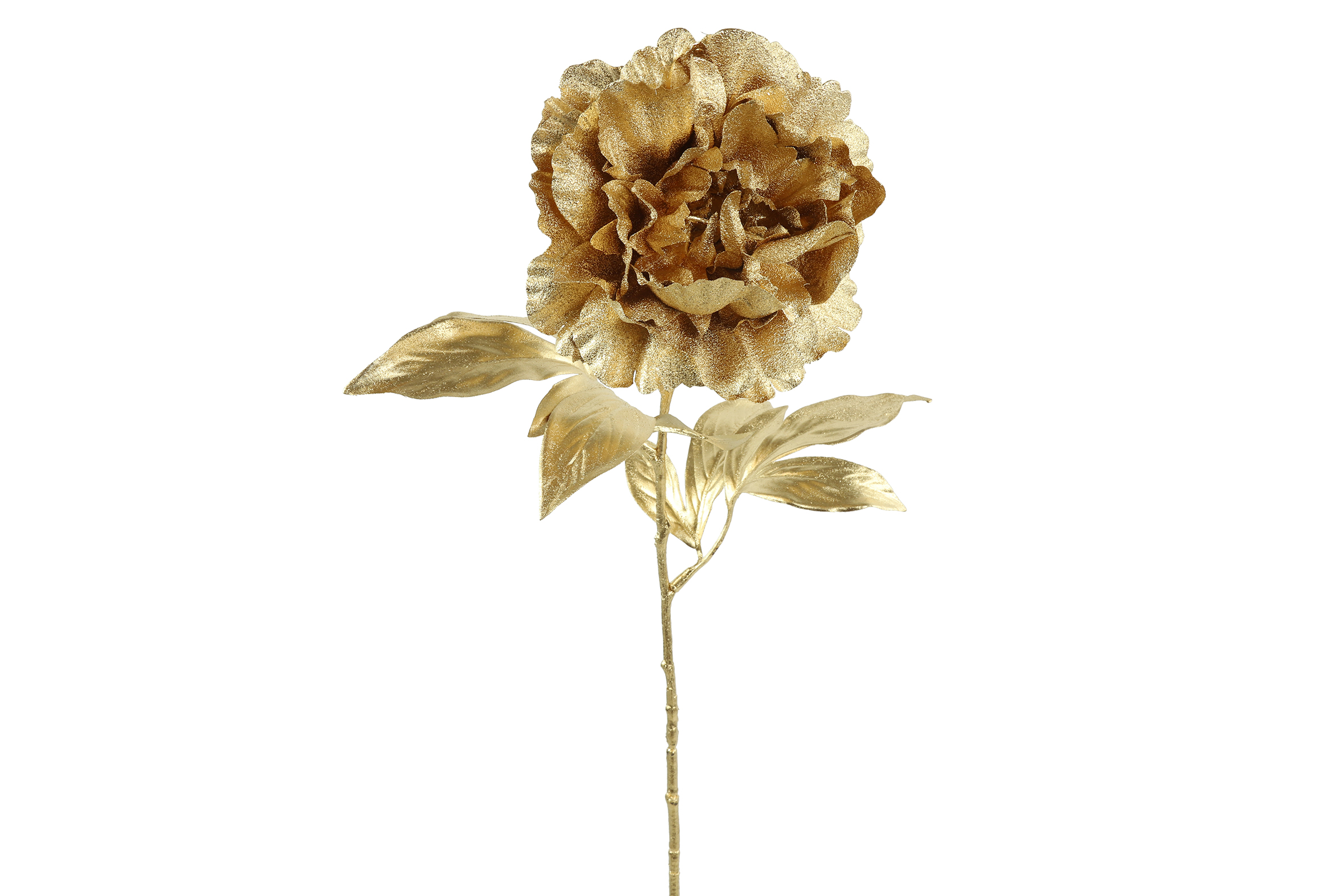 Art Flower Peony Metallic Gold Gift
