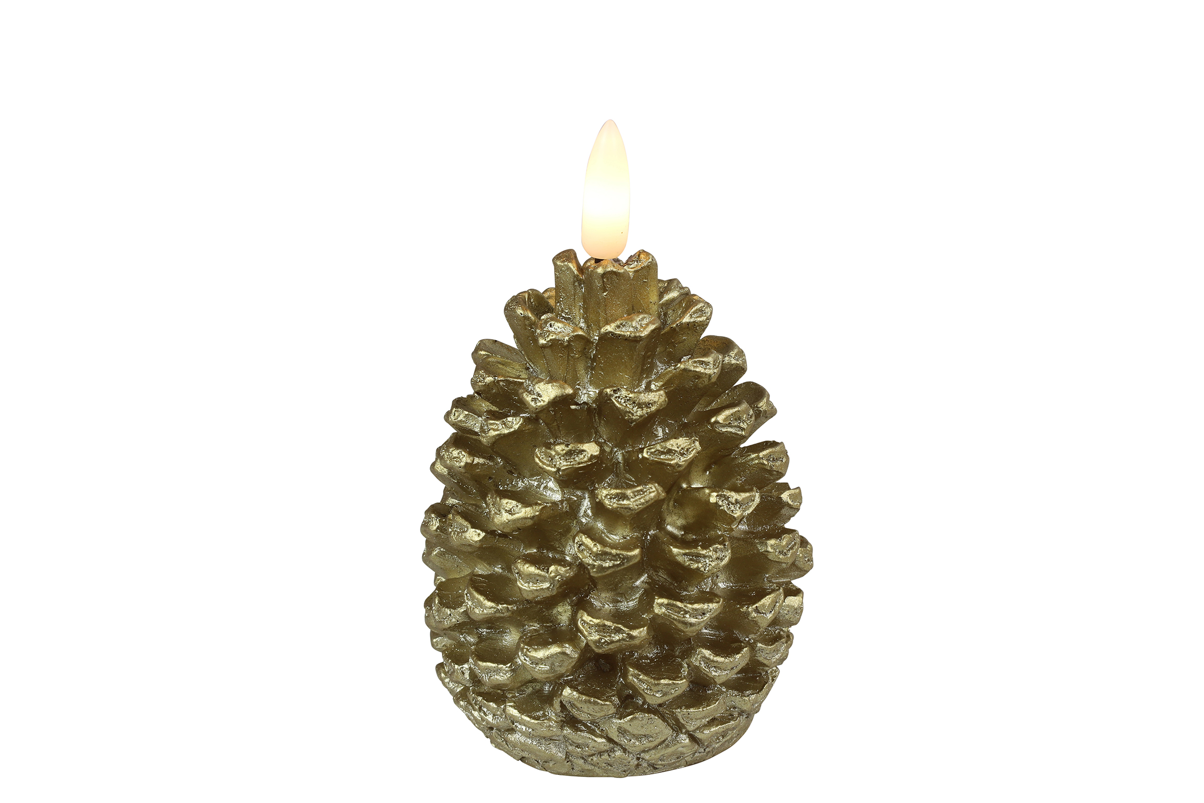 Pine Cone Candle Led Lyon S Gold Gift