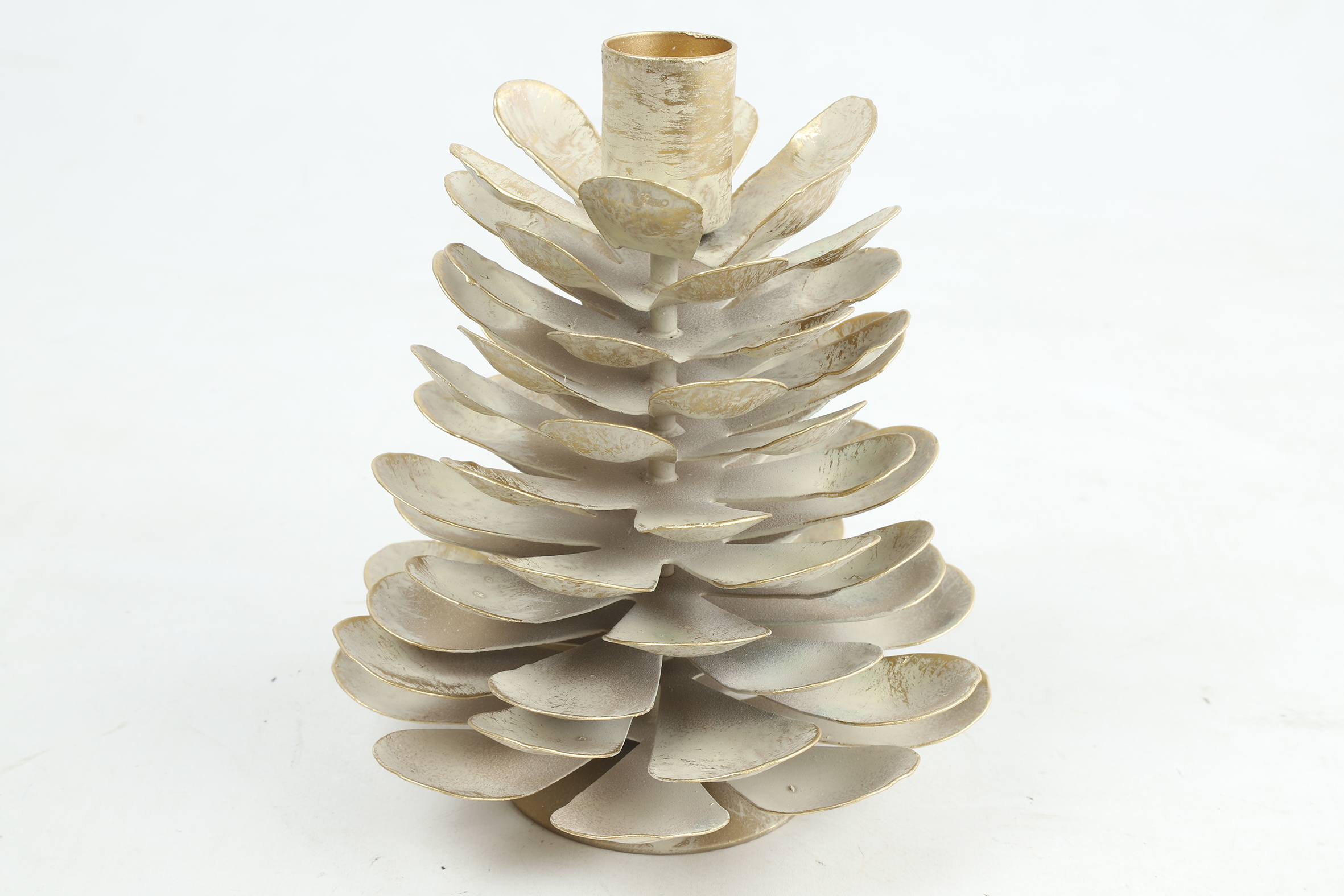 Candle Holder Pine Cone Sven L Champagne Gift