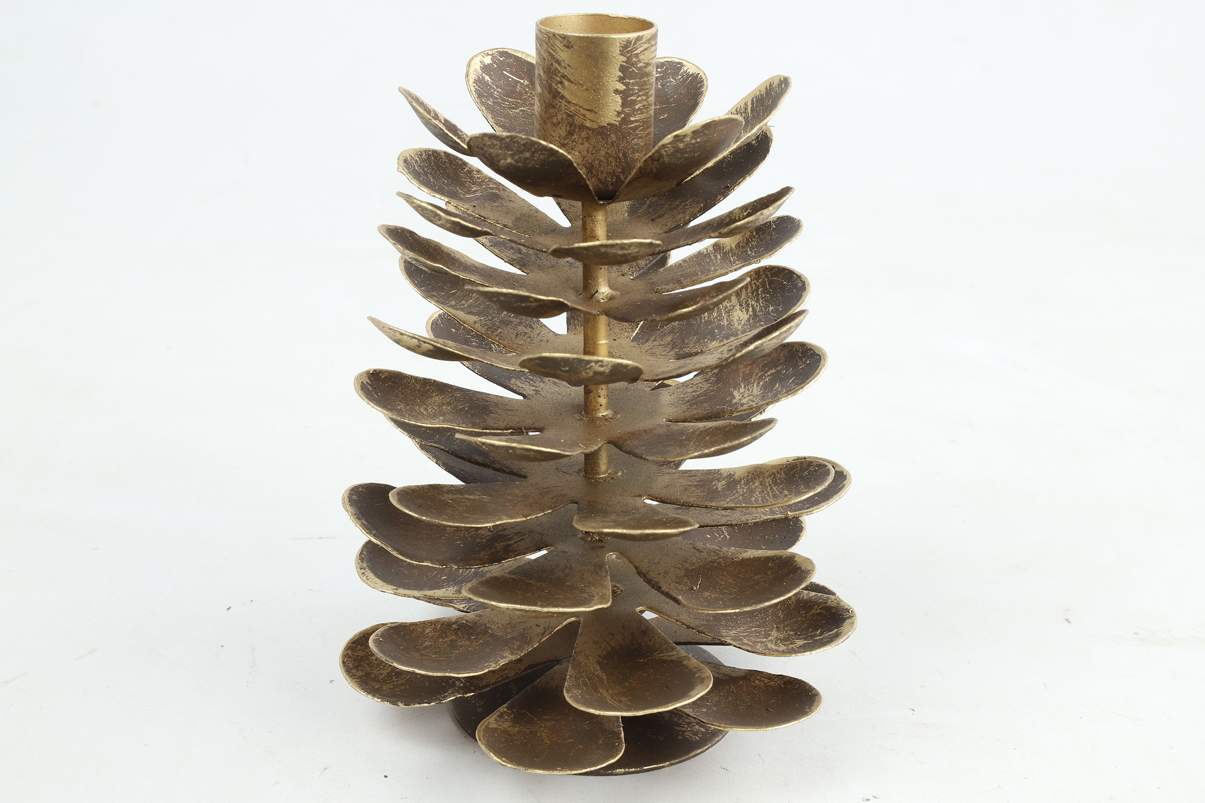Candle Holder Pine Cone Sven L Brown Gift