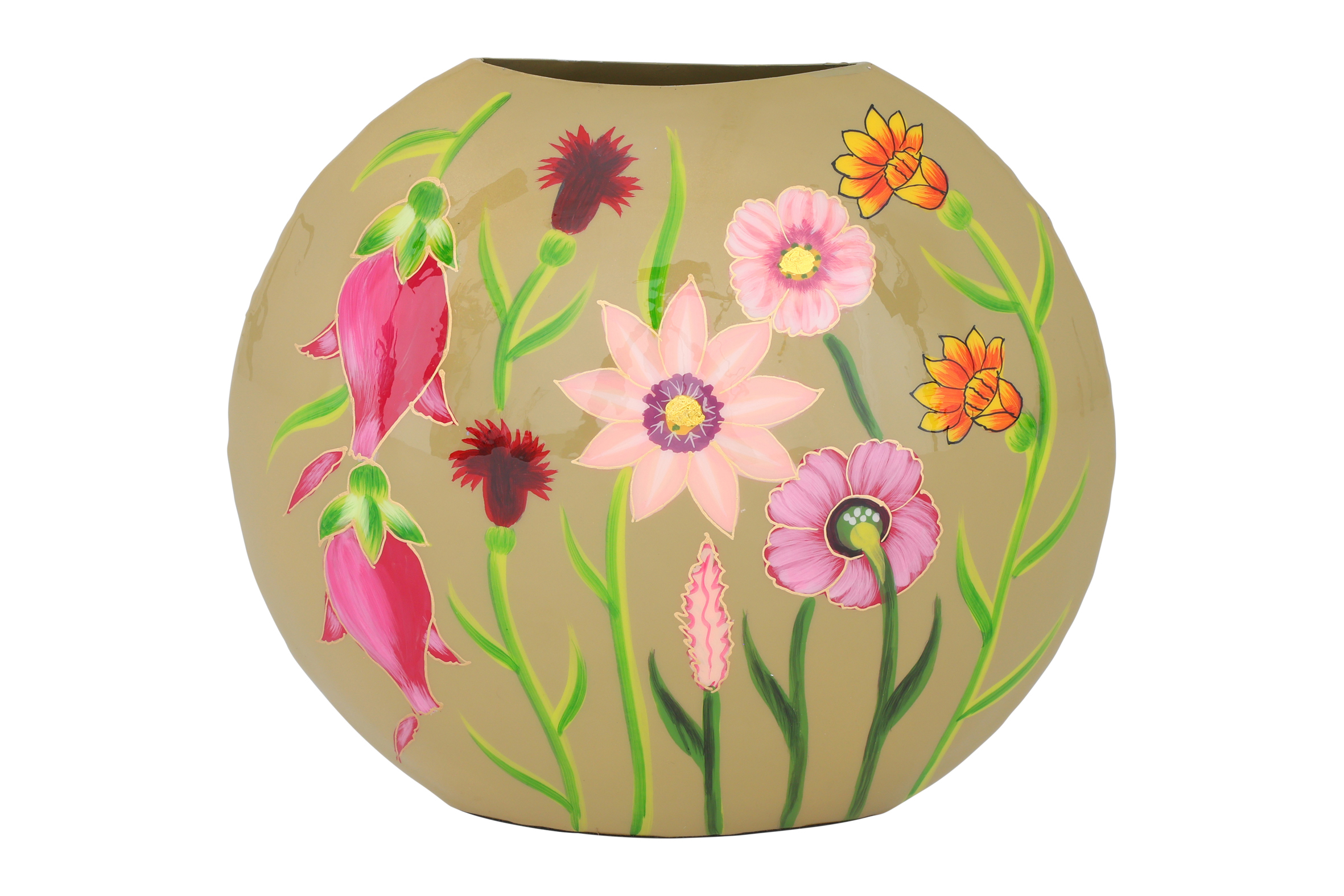 Vase Ov Camina S Green/pink Gift