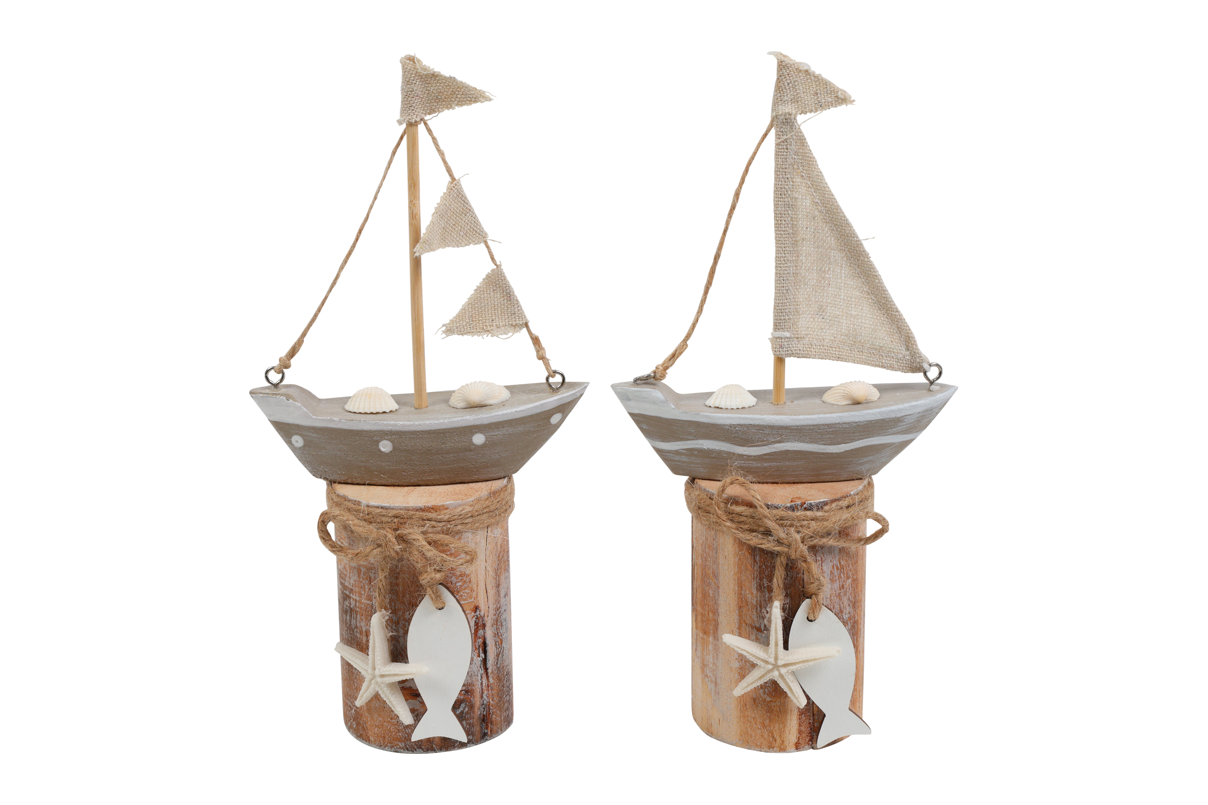 Sailboat Grace 2 Assorted Brown Gift