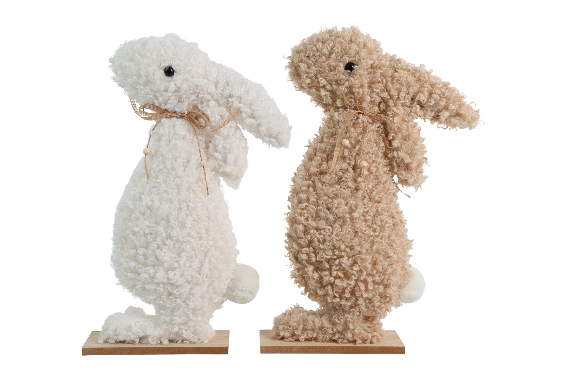 Hare Ollie L 2 Assorted Brown White Gift