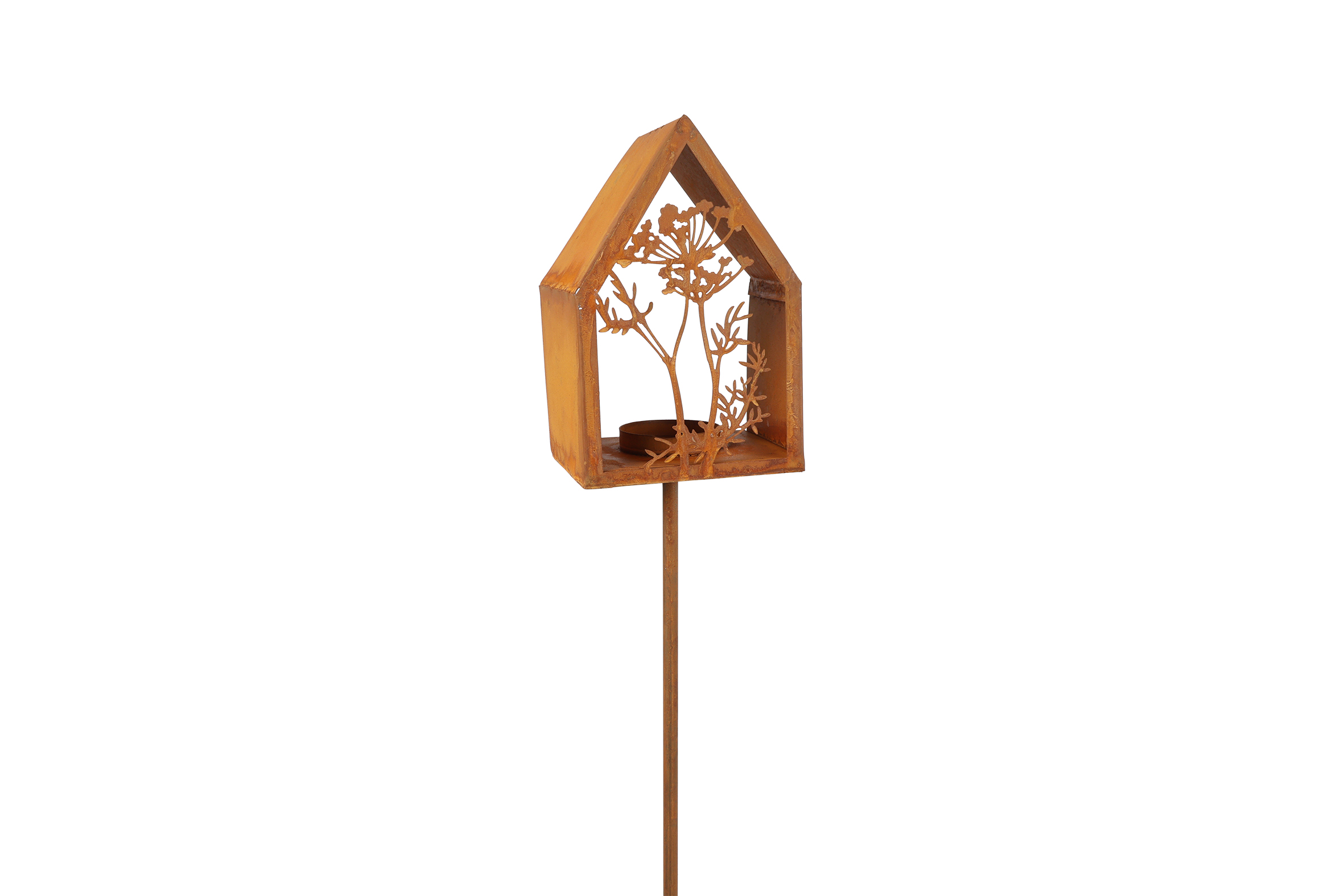 Candle Holder On Stick Senna S Rusty Gift