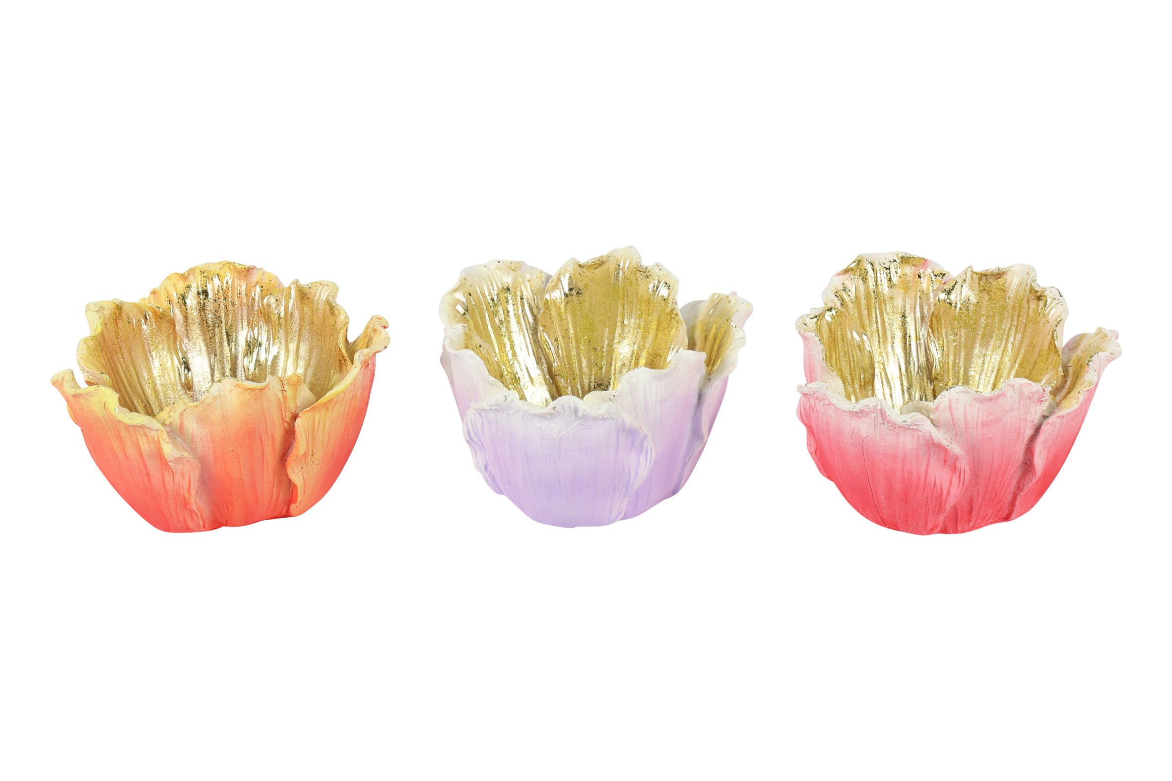 Flower Maggie 3 Assorted Orange/pink/purple Gift