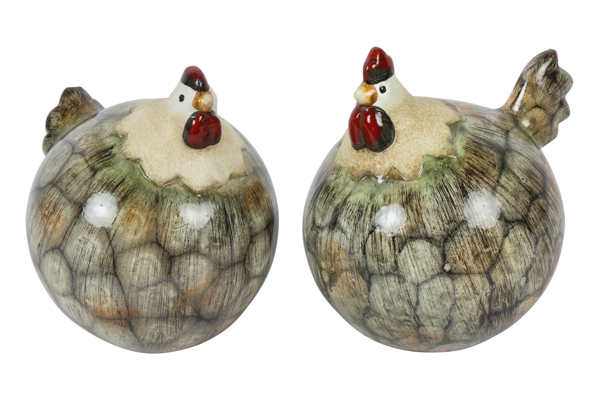 Chicken Thick Tim L 2 Assorted Grey/brown Gift
