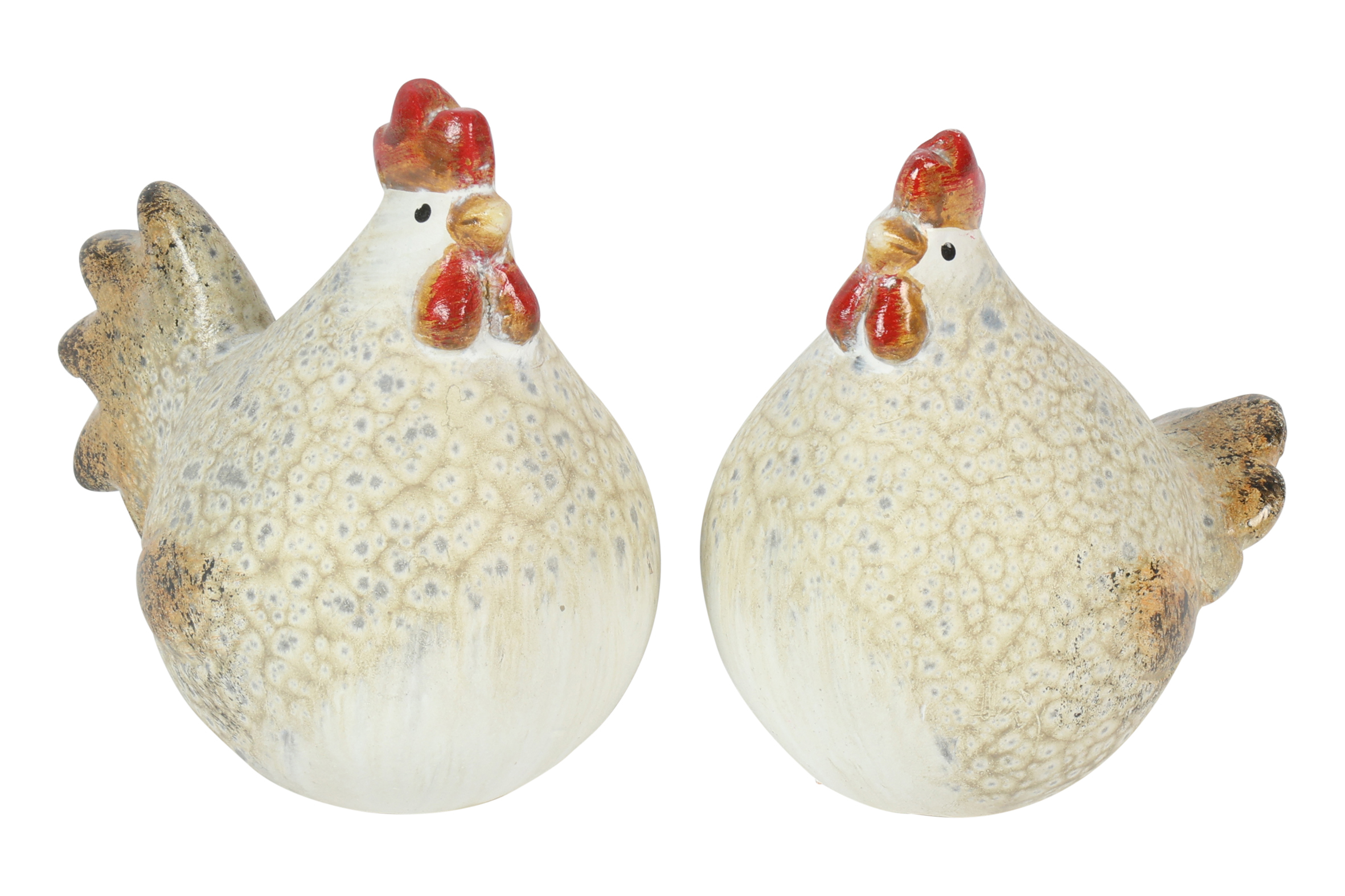 Chicken Pru S 2 Assorted Beige Gift