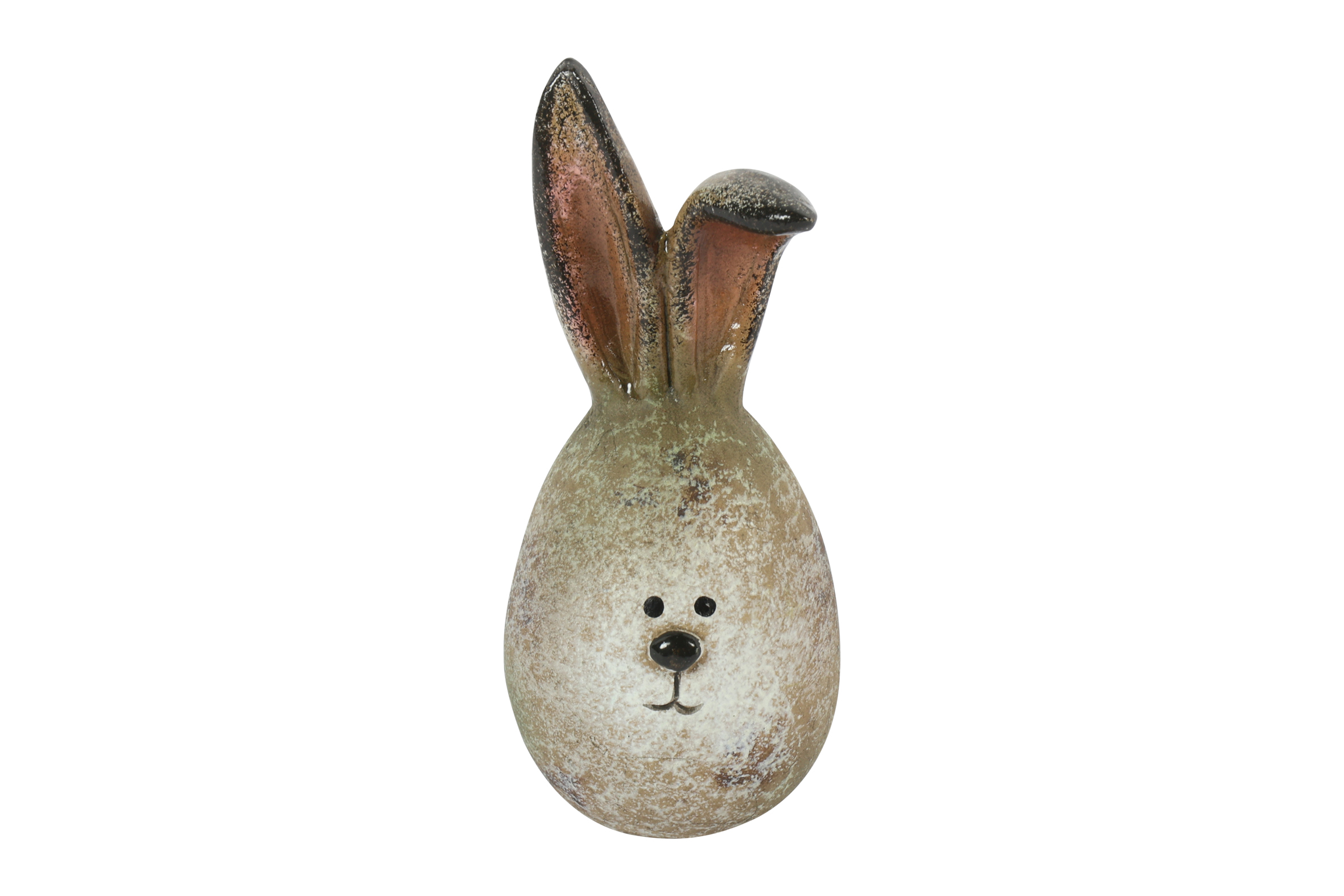Hare/egg W/ears Ov Tip S Brown Gift