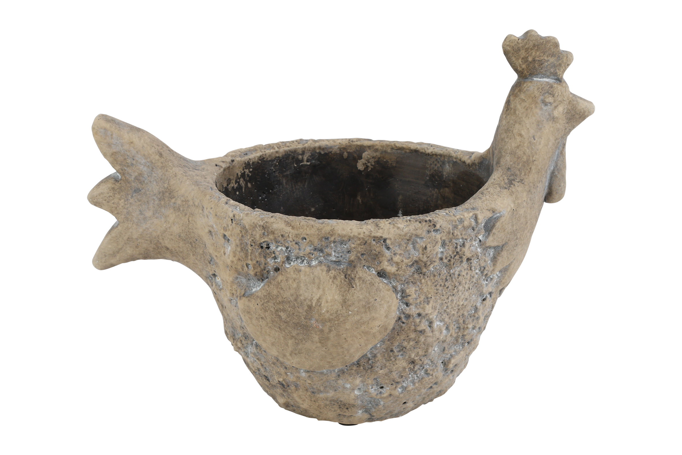 Flowerpot Chicken Ov Caya L Brown Gift